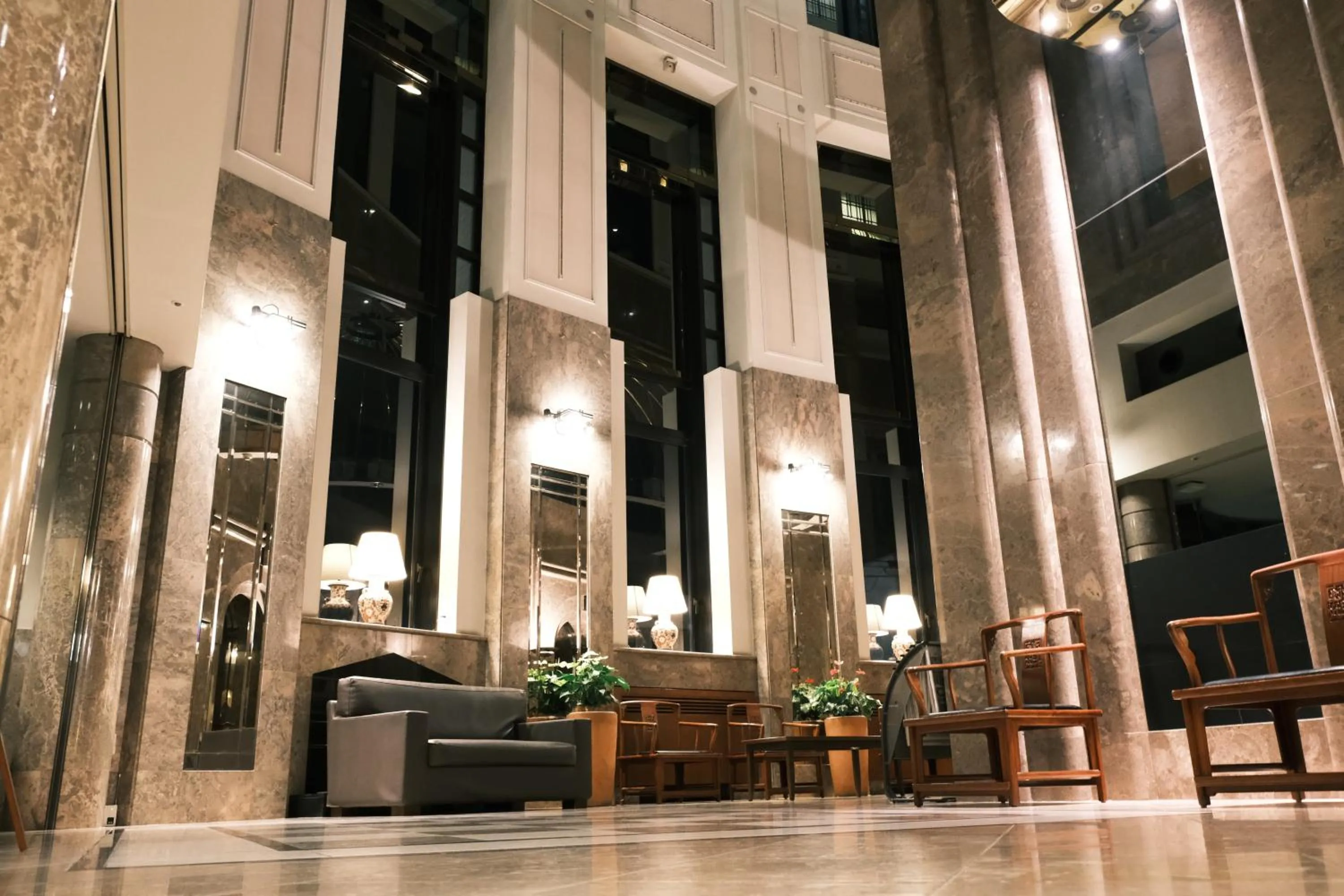 Lobby or reception in Kurashiki Royal Art Hotel