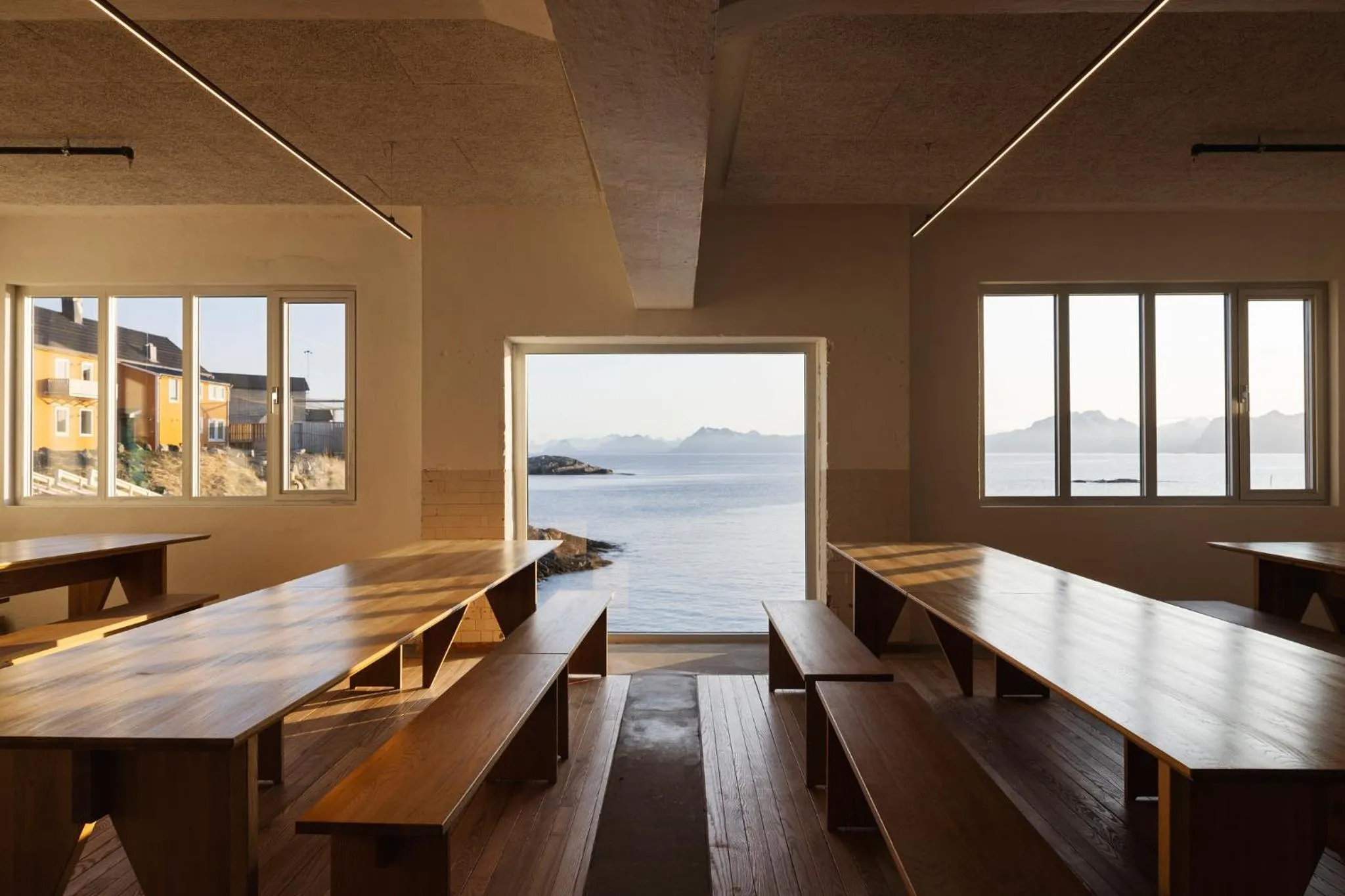 Communal lounge/ TV room in Trevarefabrikken