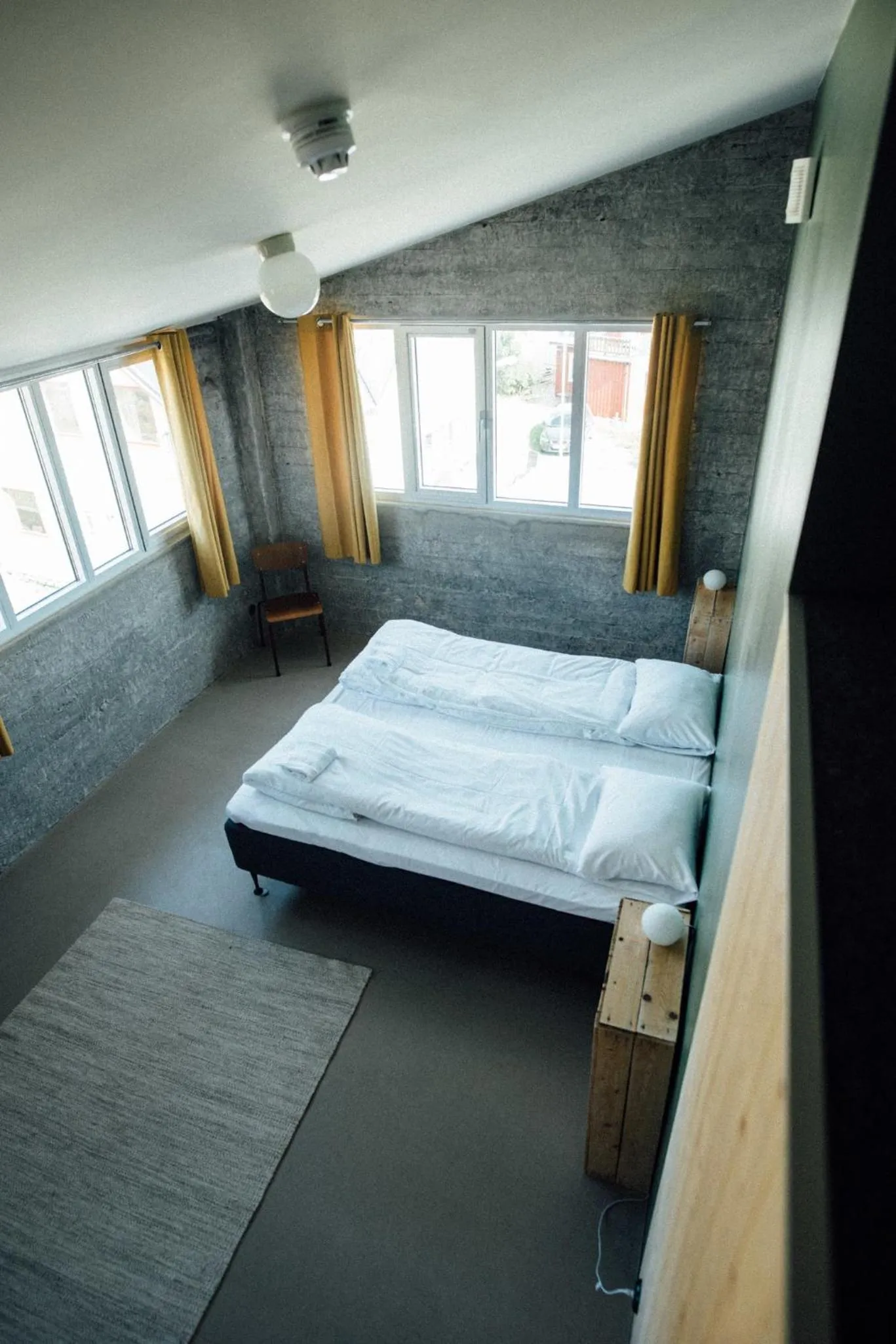 Bedroom, Bed in Trevarefabrikken