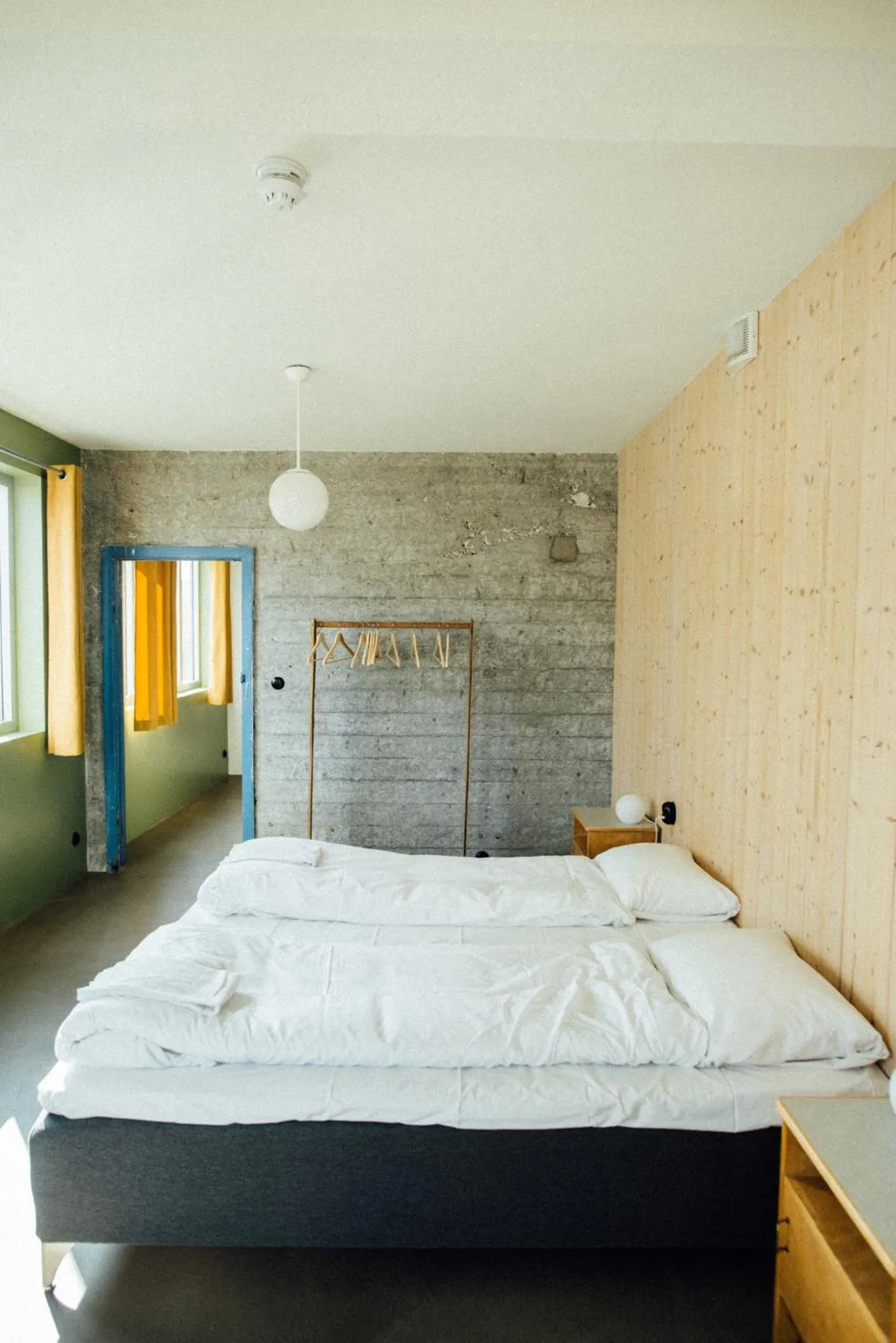 Bedroom, Bed in Trevarefabrikken