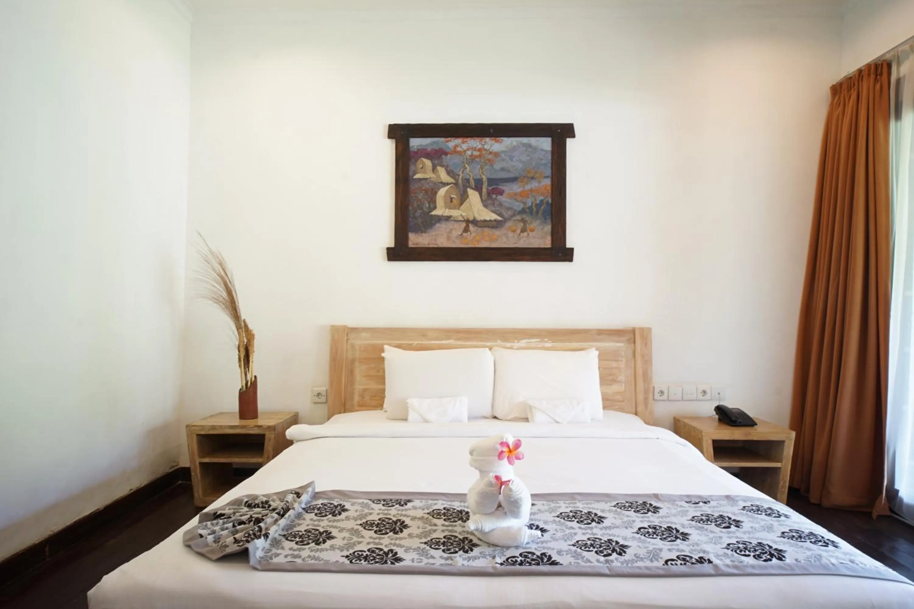 Bed in Royal Regantris Villa Karang