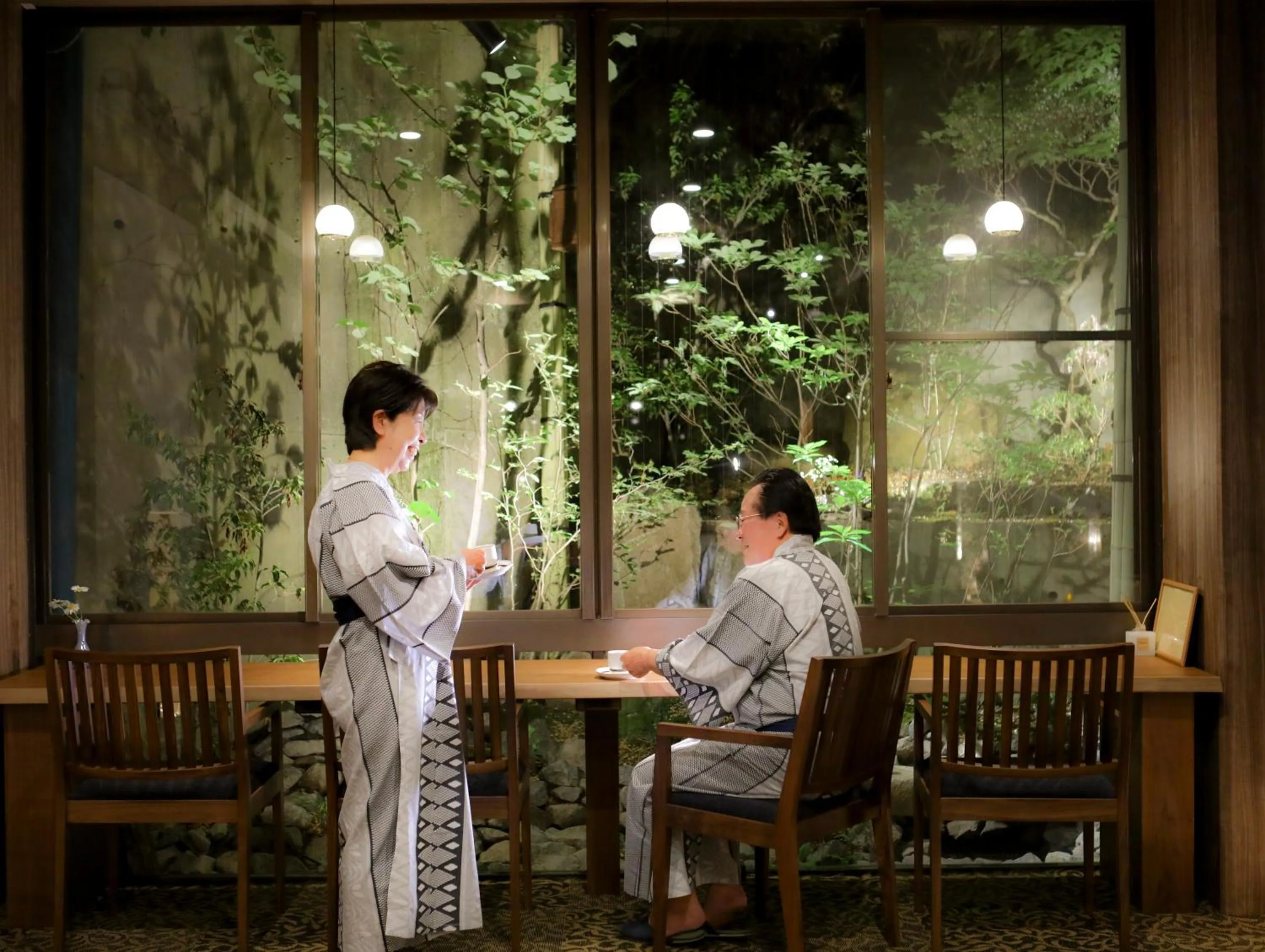 People in Besshoonsen Nanjyo Ryokan