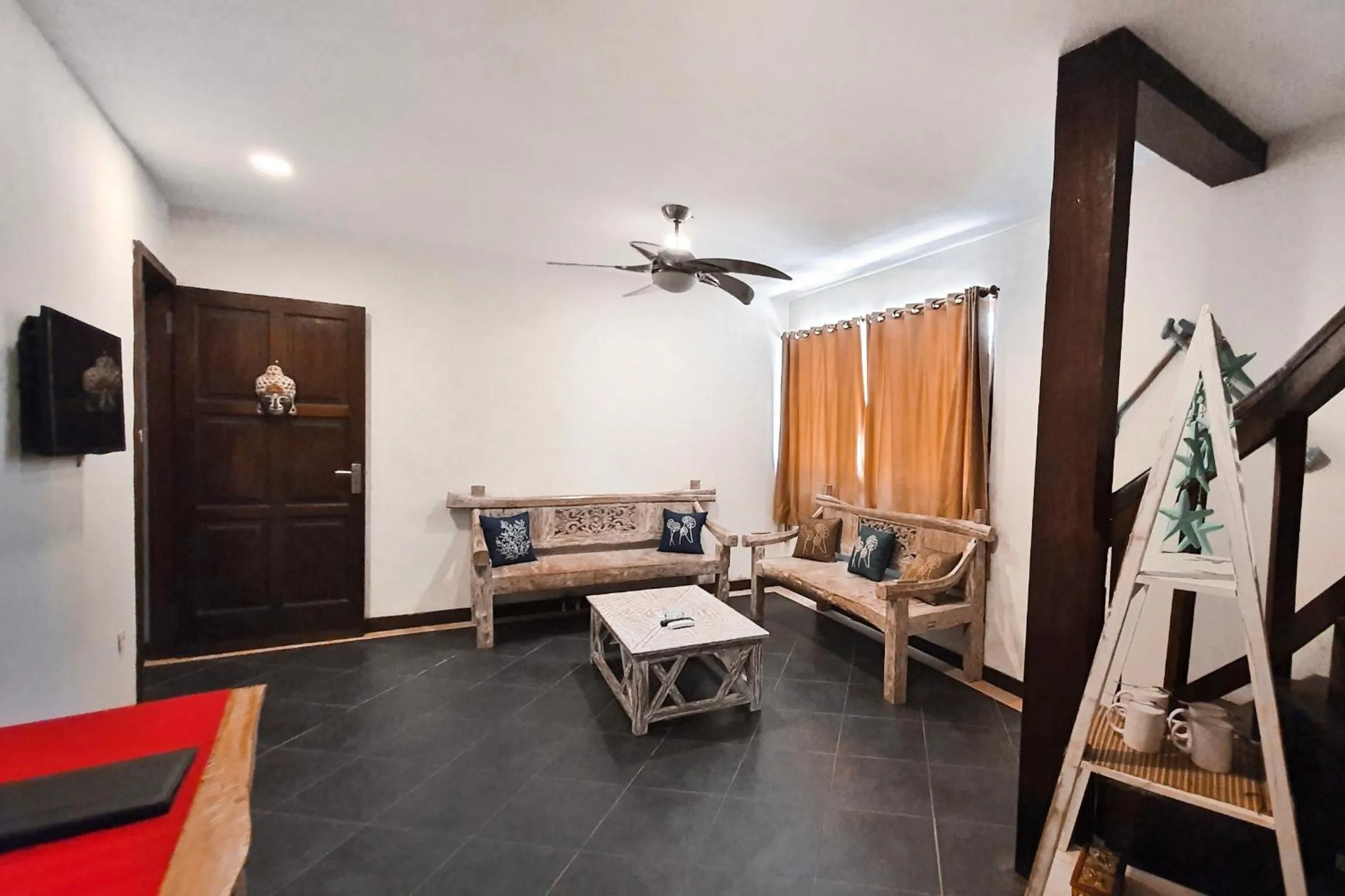Living room in Samba Villas Beachfront View