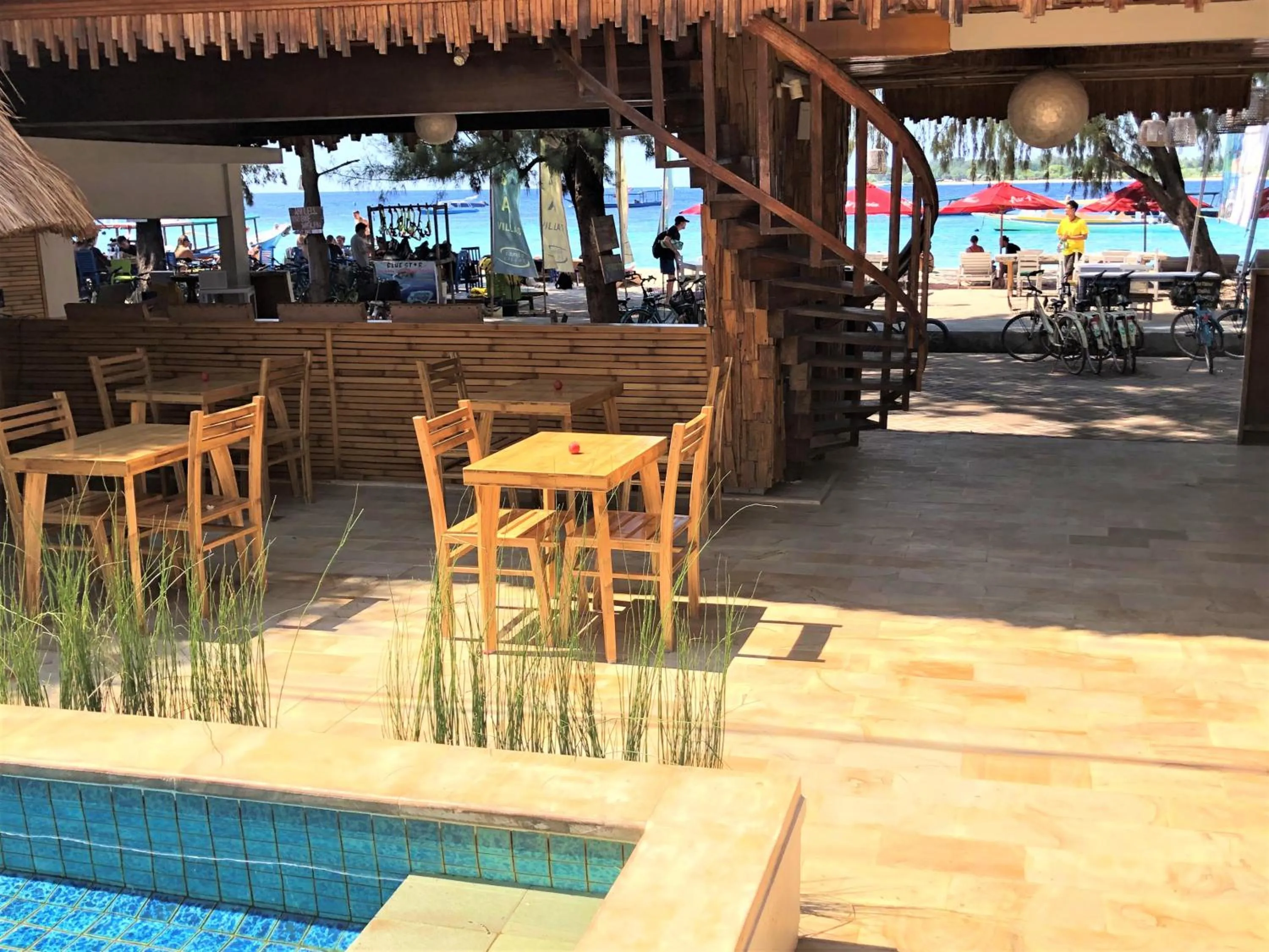 Lobby or reception in Samba Villas Beachfront View