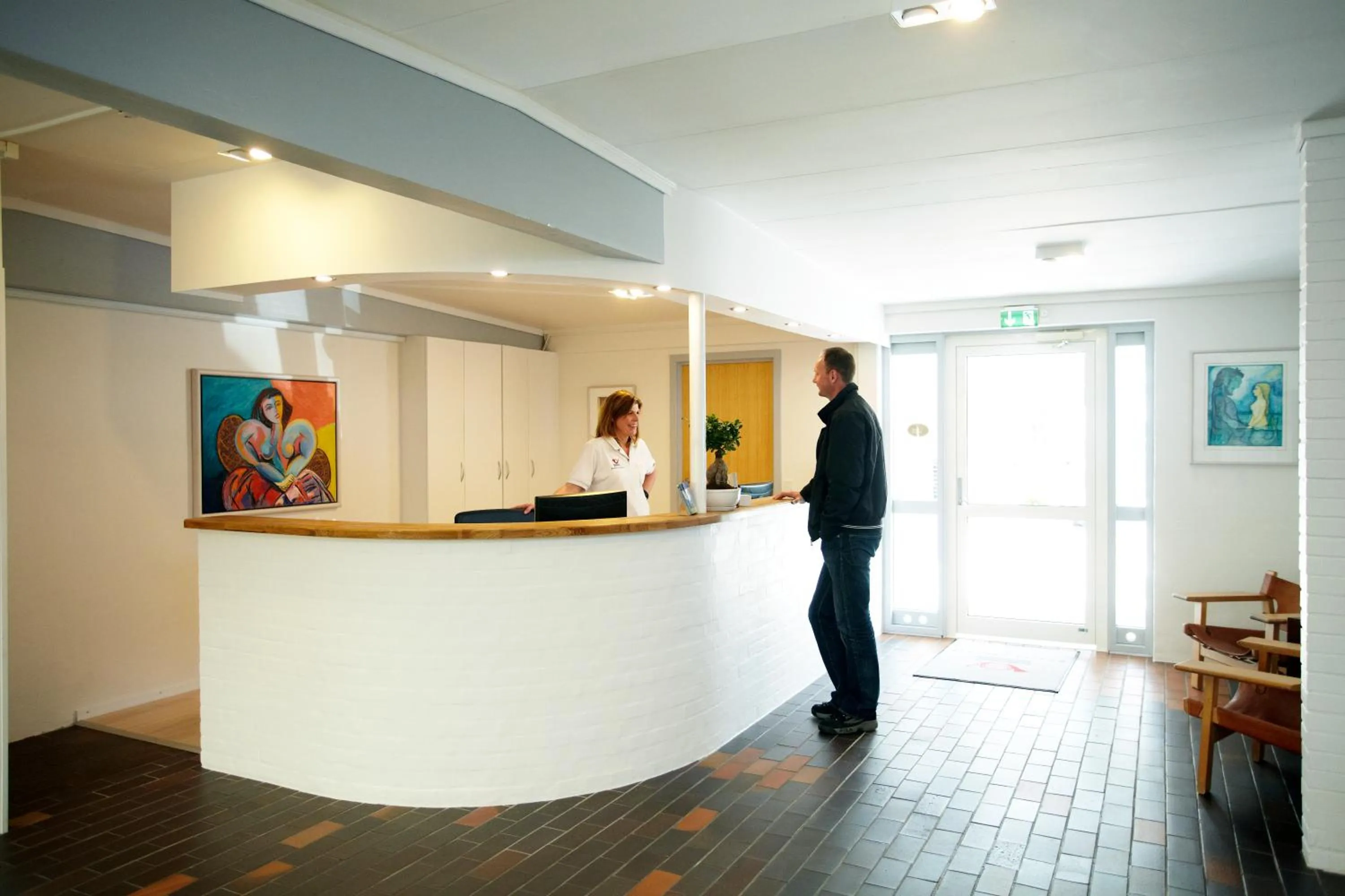 Lobby or reception in Rørvig Centret