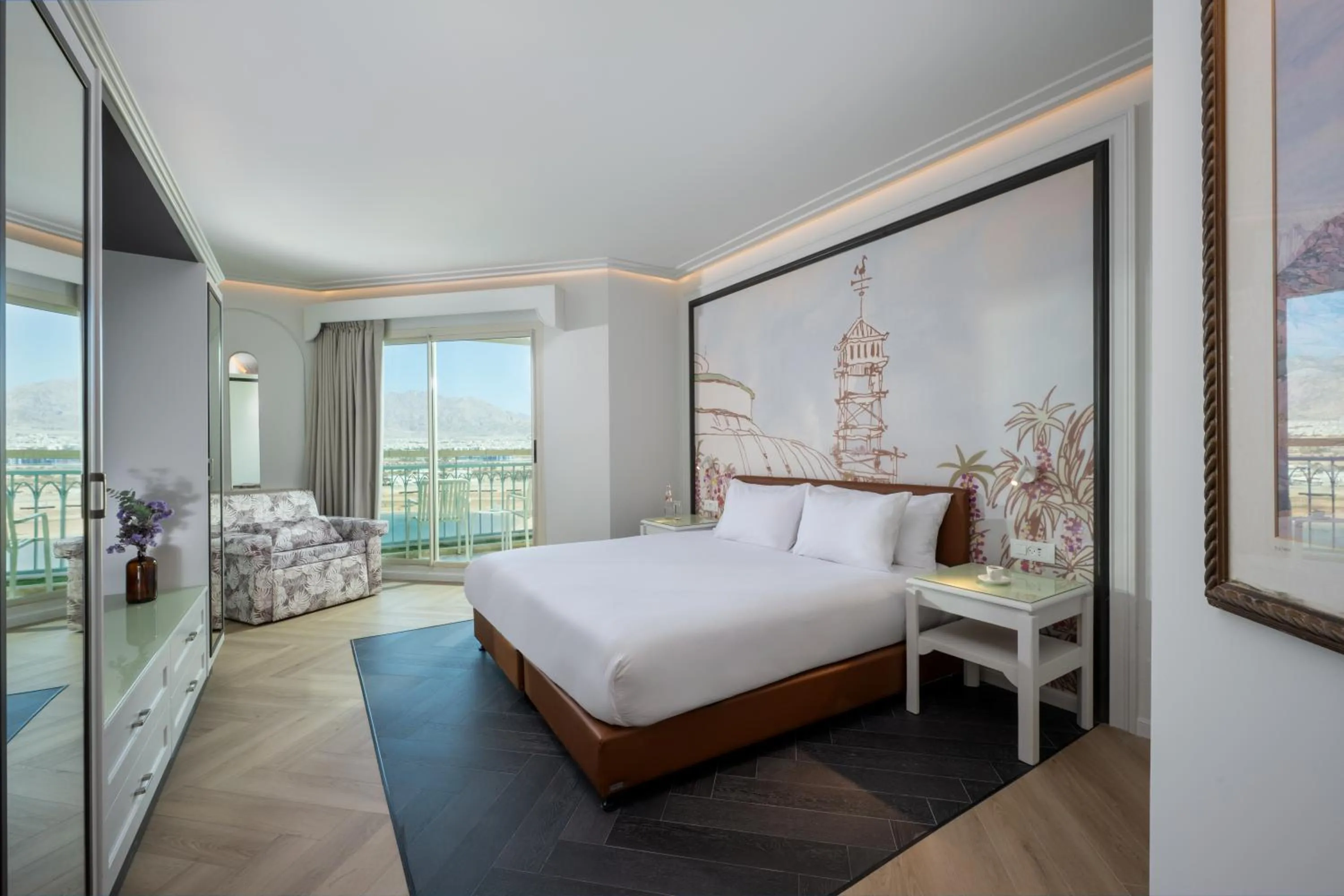 Bedroom, Bed in Herods Boutique Eilat a Premium collection by Fattal Hotels
