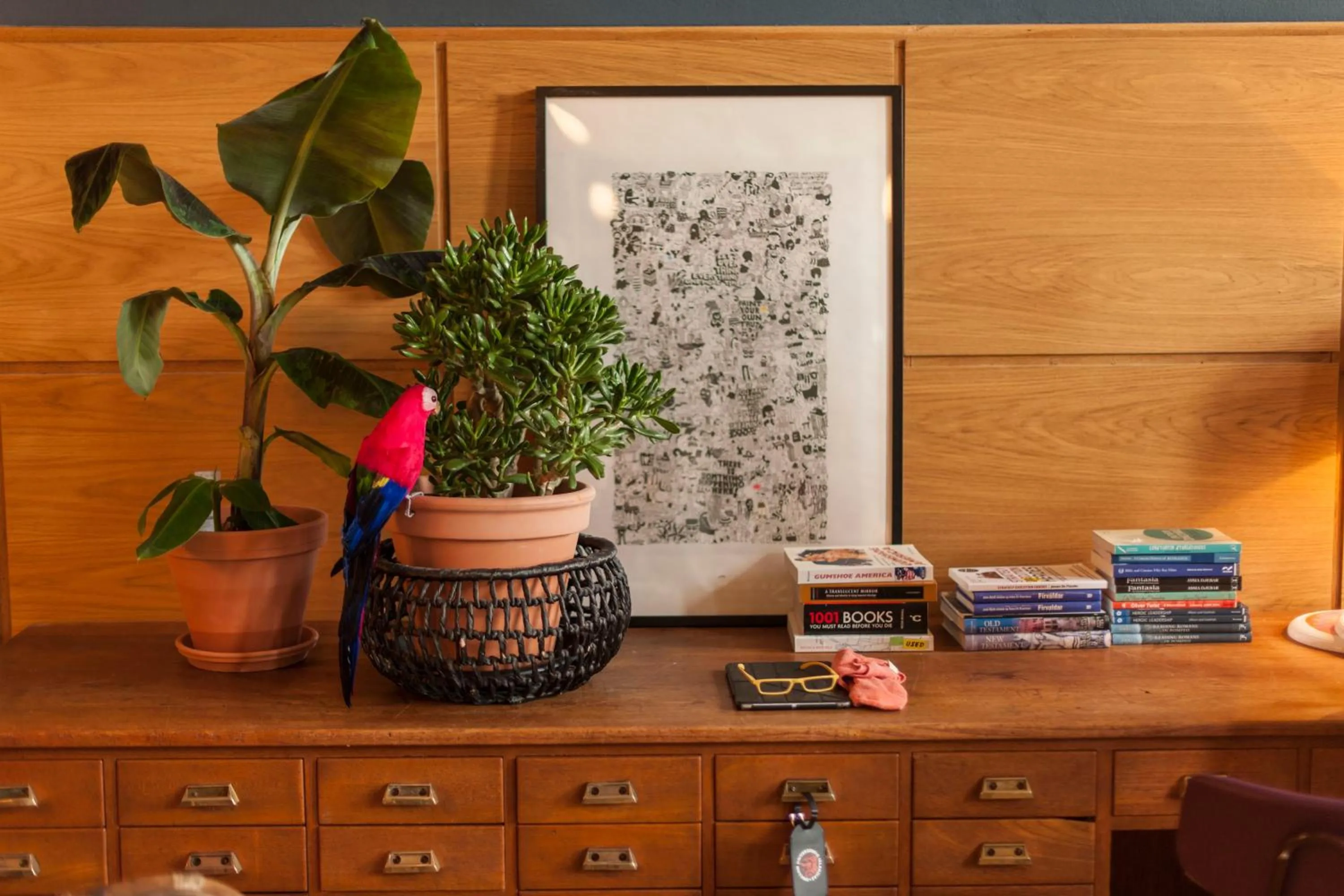 Decorative detail in Student Hostel