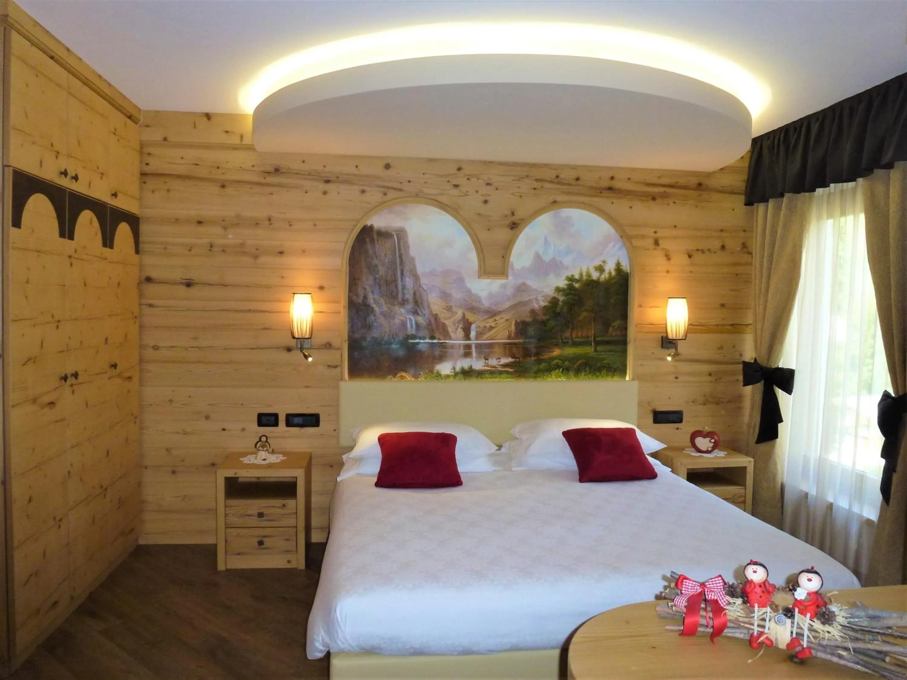 Bed in Hotel Laurino