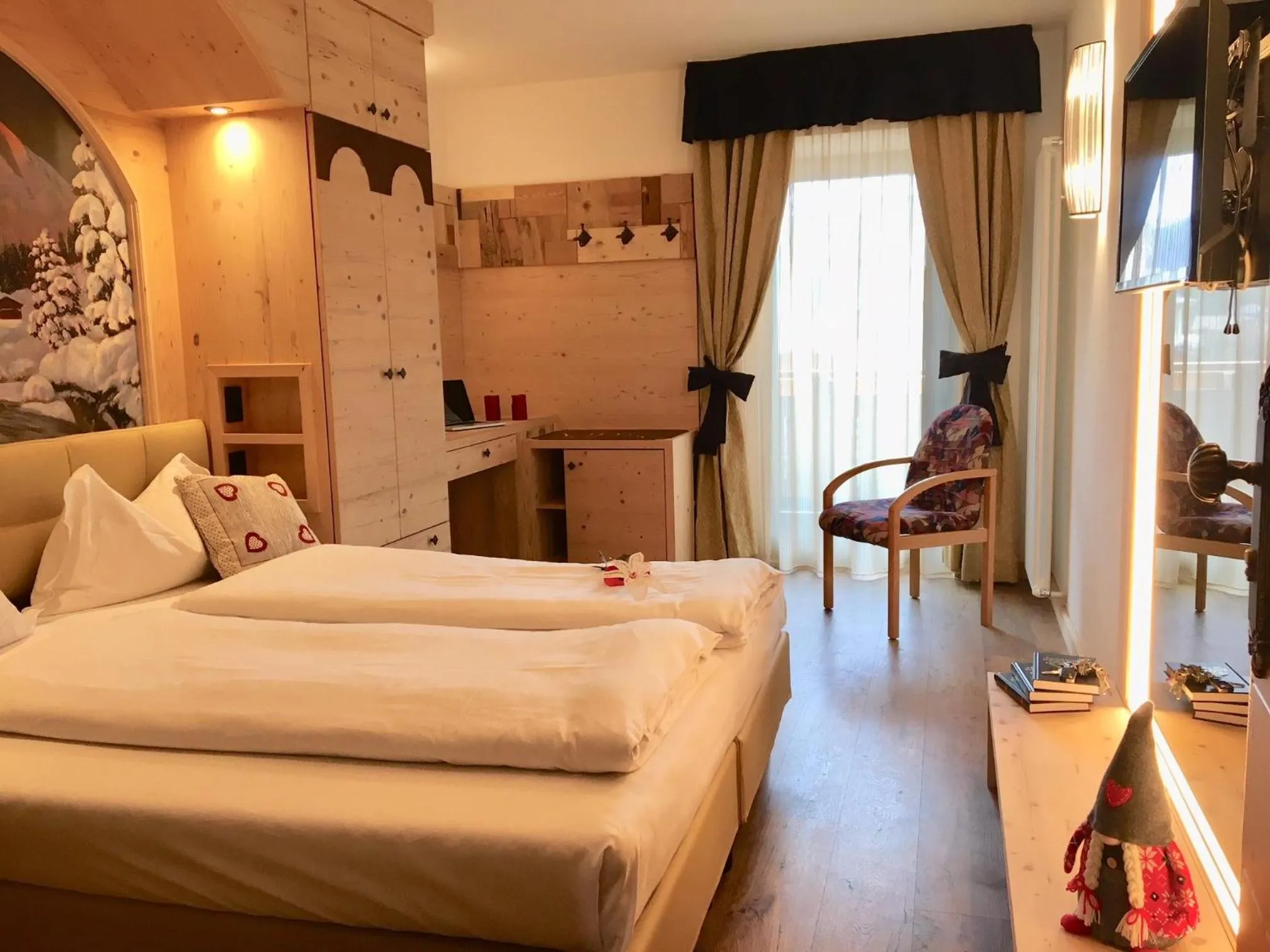 Bed in Hotel Laurino