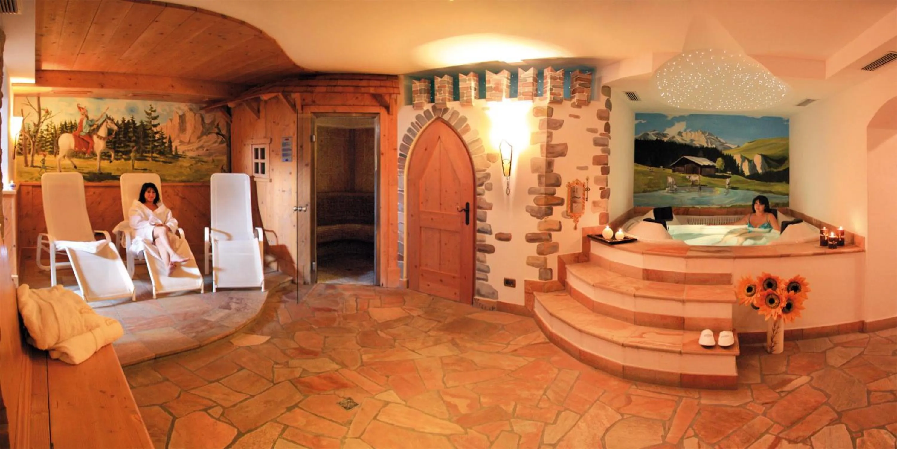 Hot Tub in Hotel Laurino