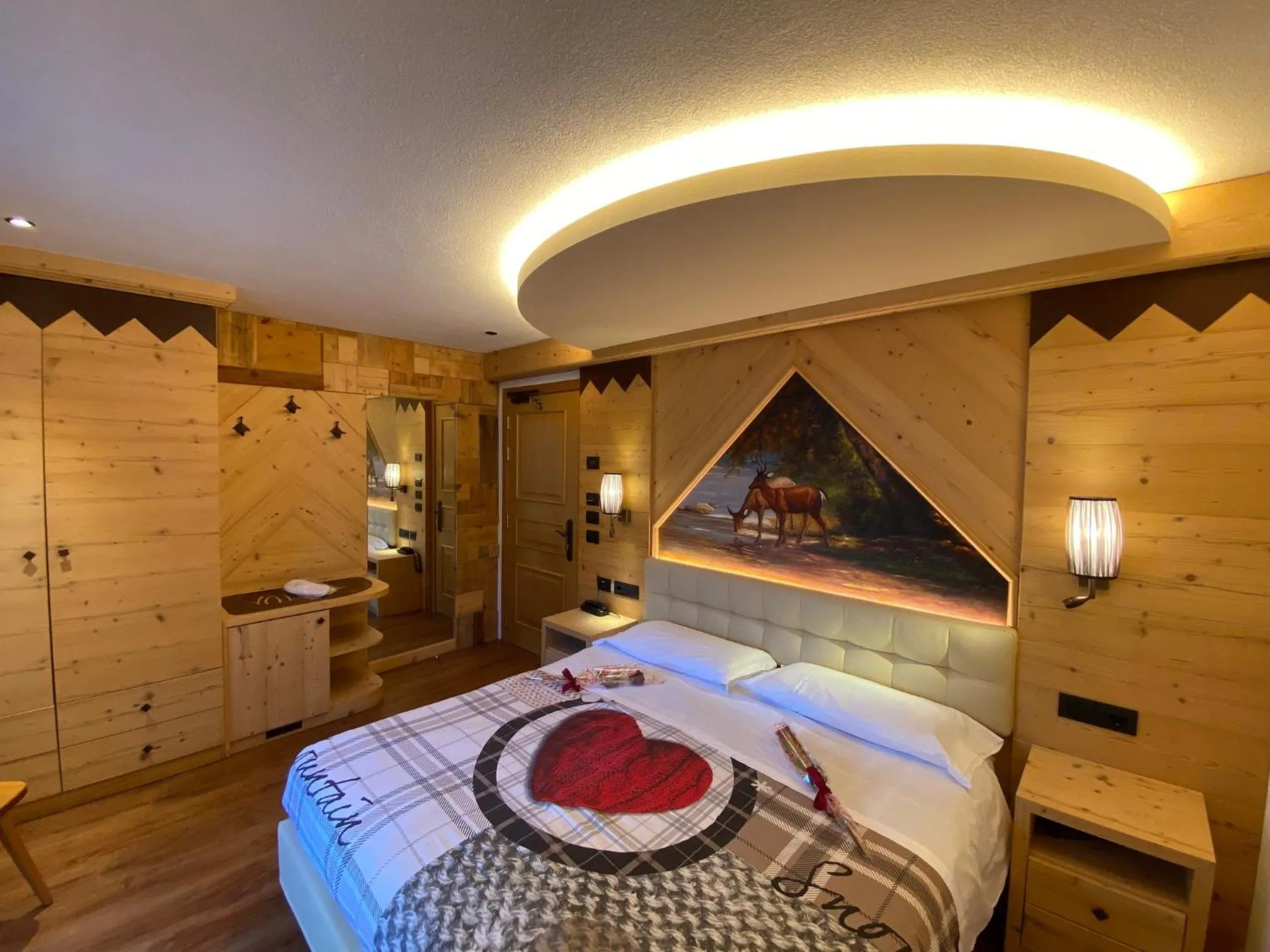 Bed in Hotel Laurino