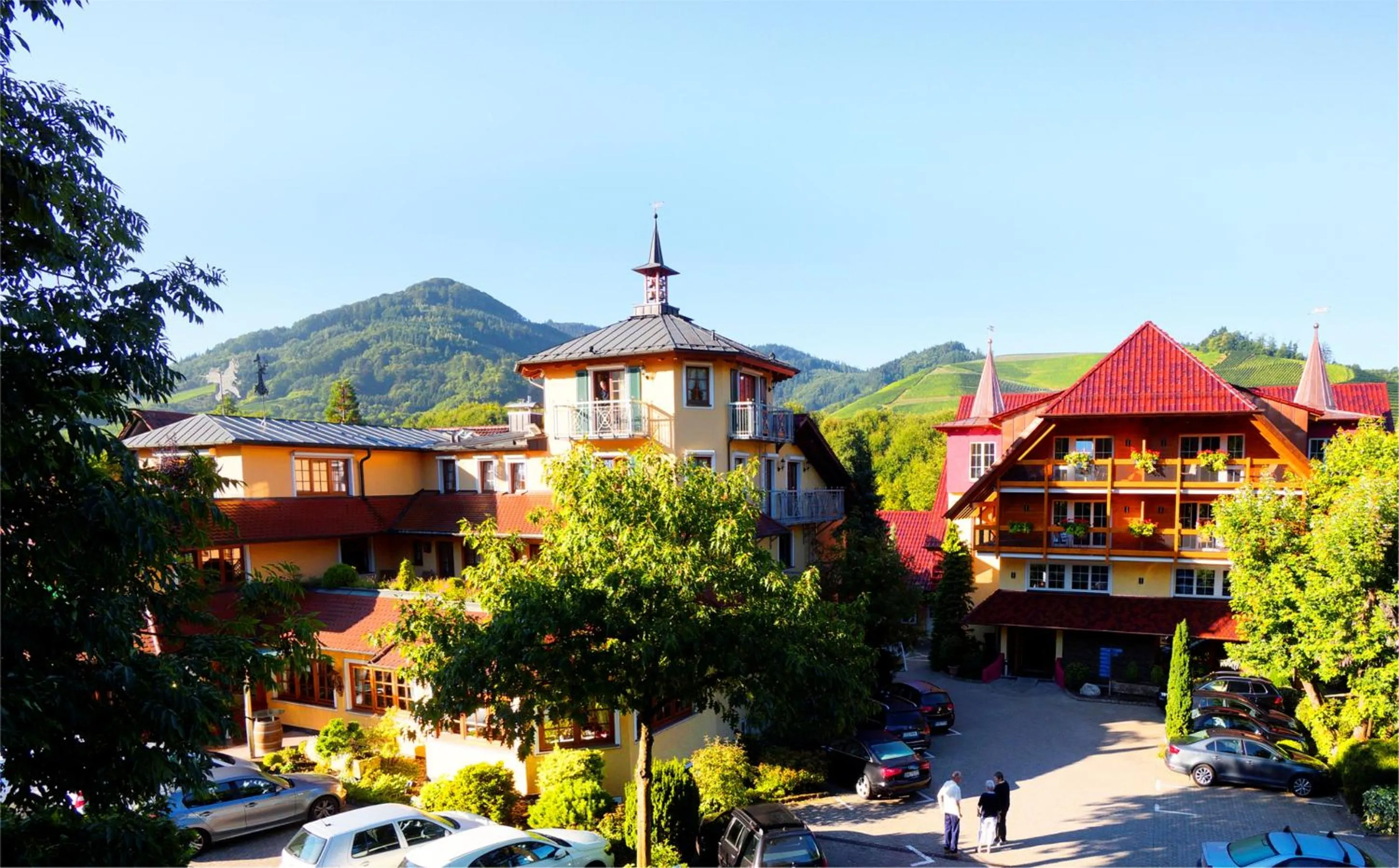 Mountain view in Hotel Rebstock Durbach