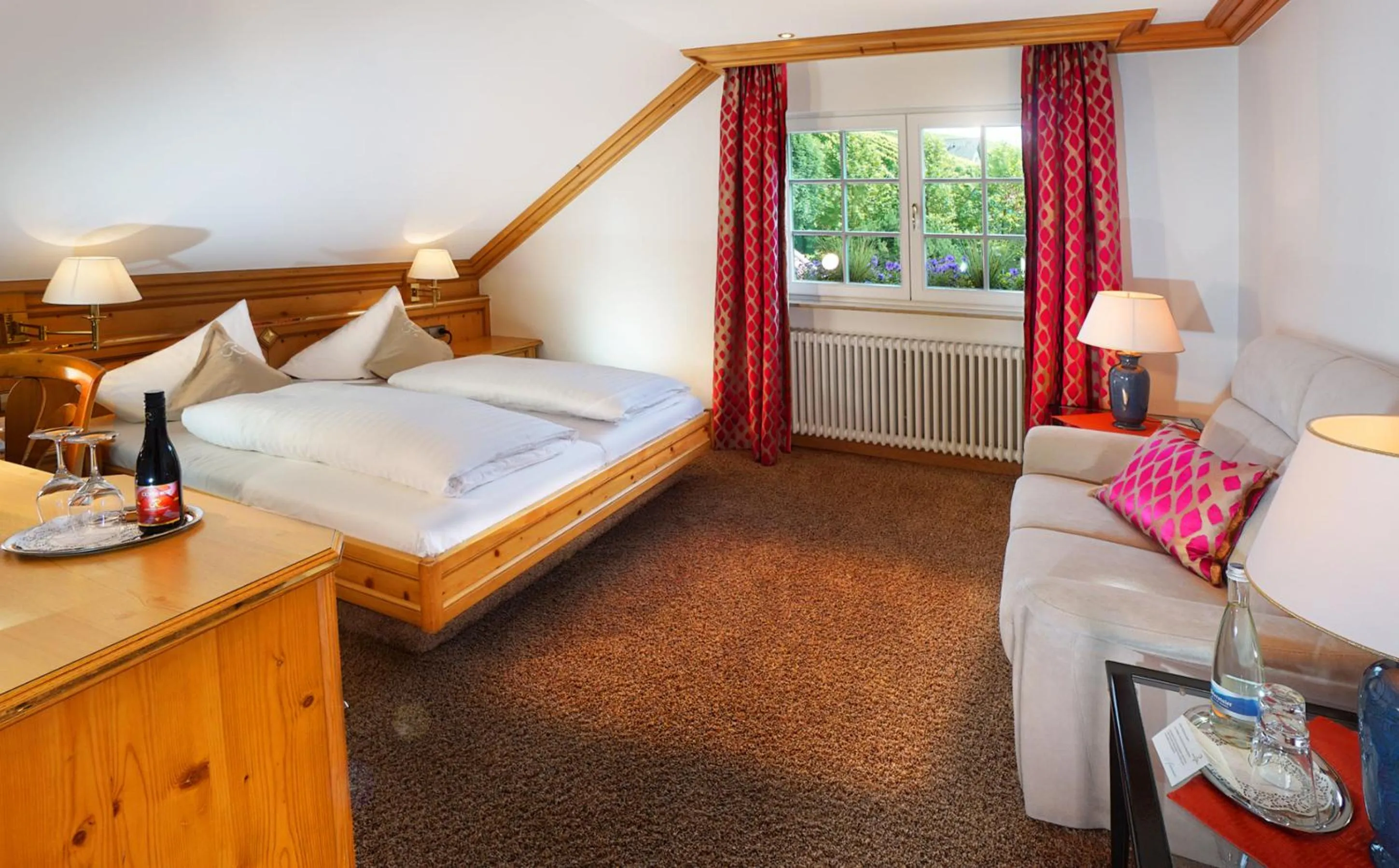 Photo of the whole room, Bed in Hotel Rebstock Durbach