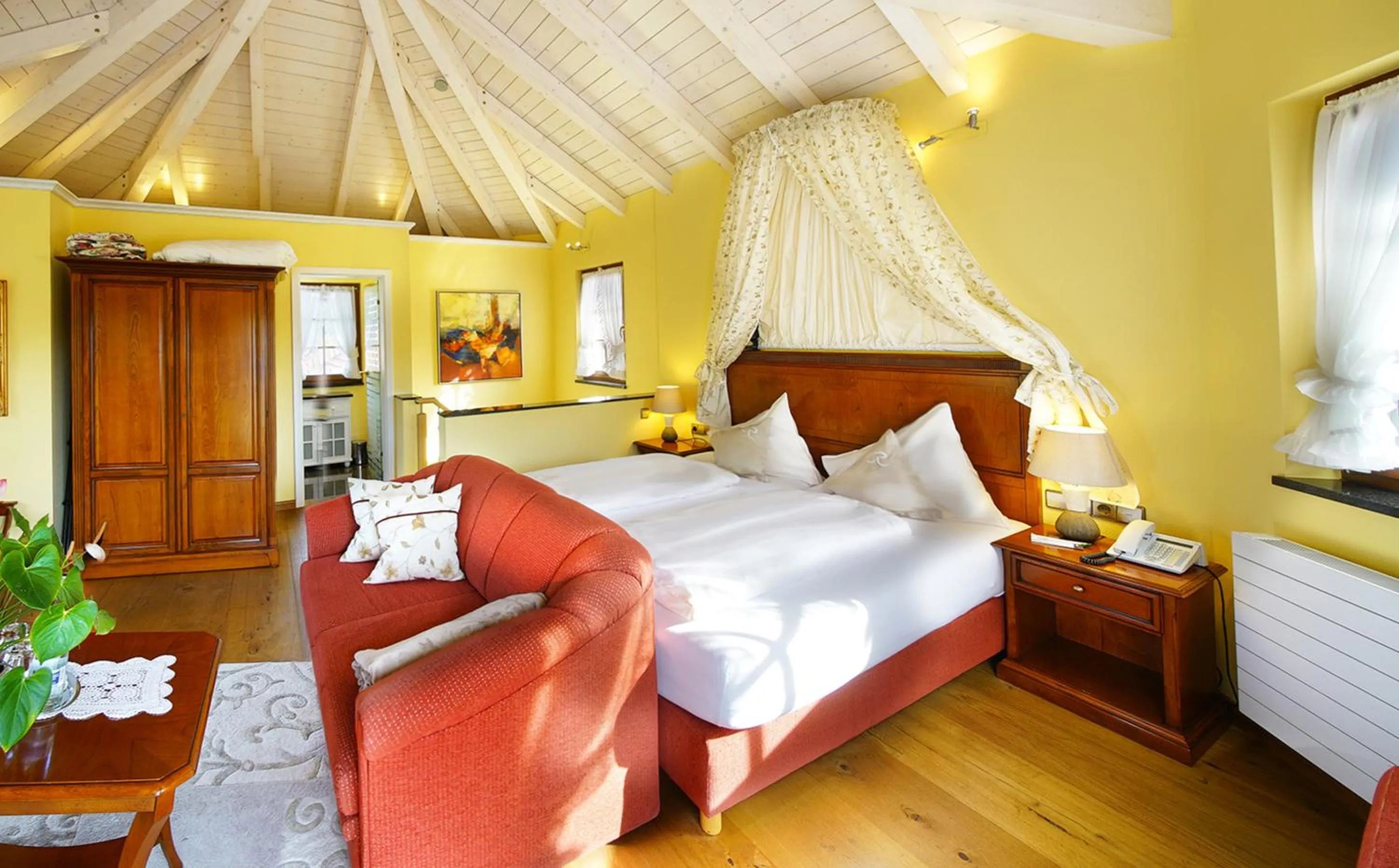 Photo of the whole room, Bed in Hotel Rebstock Durbach