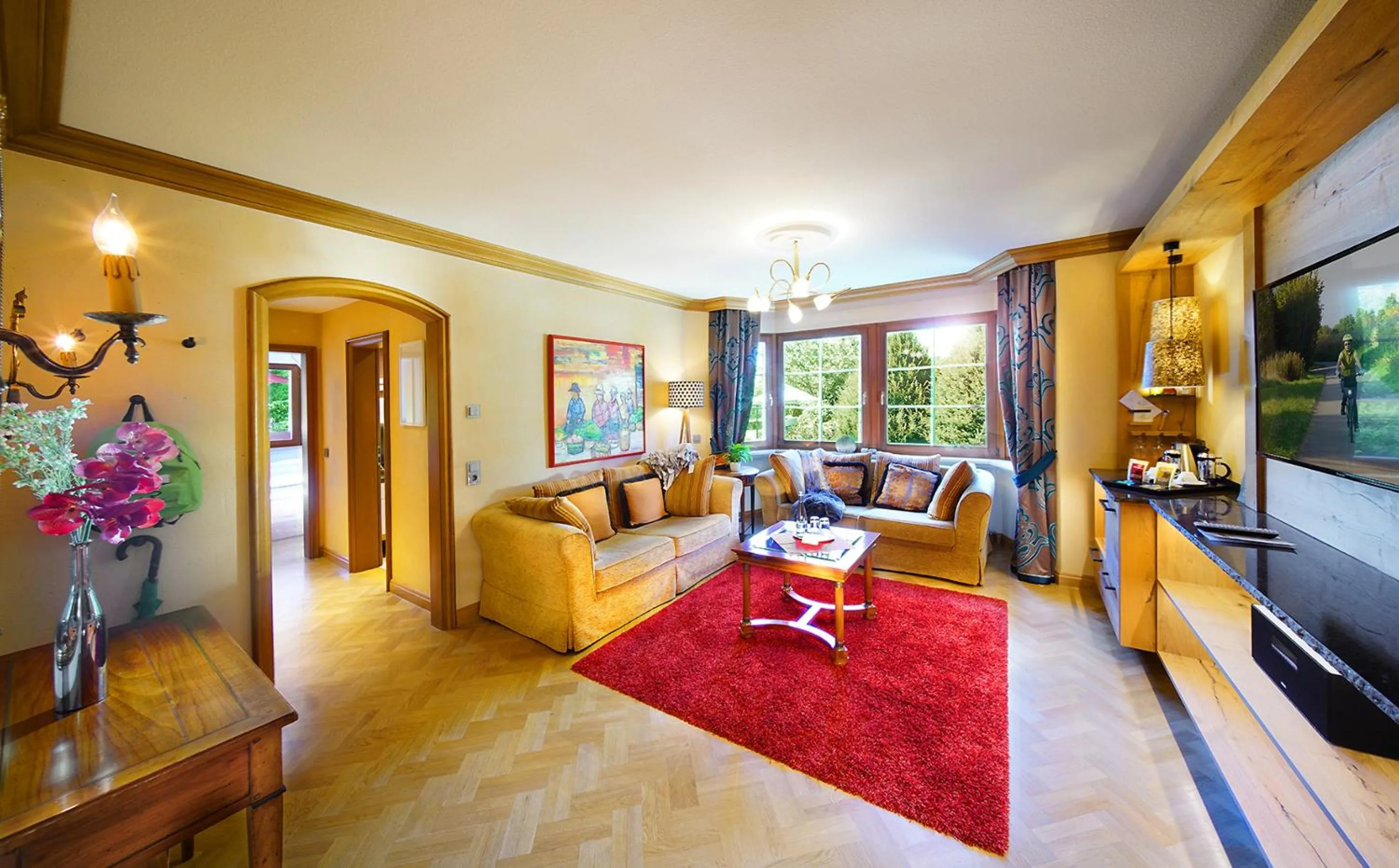 Living room in Hotel Rebstock Durbach