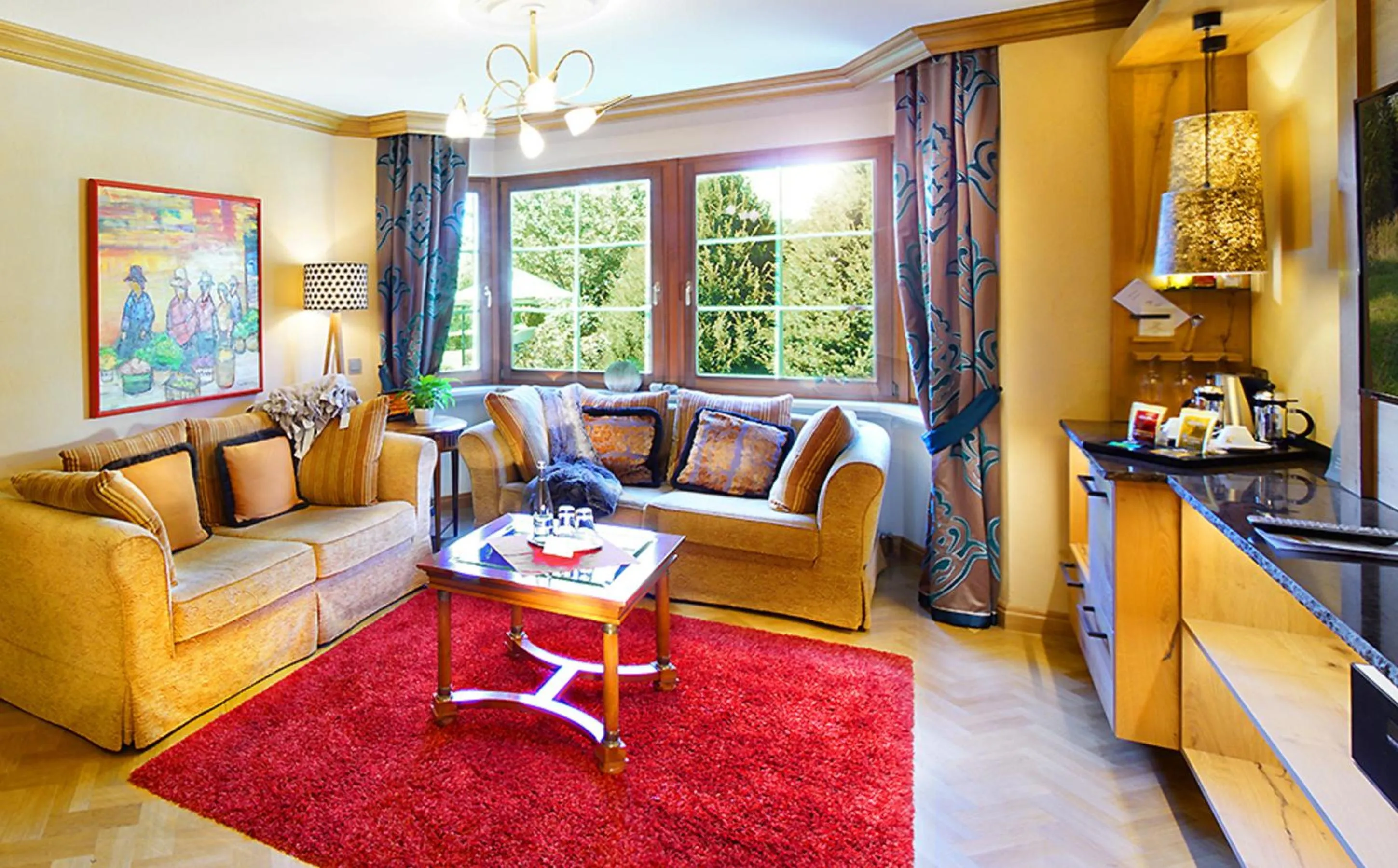 Living room in Hotel Rebstock Durbach