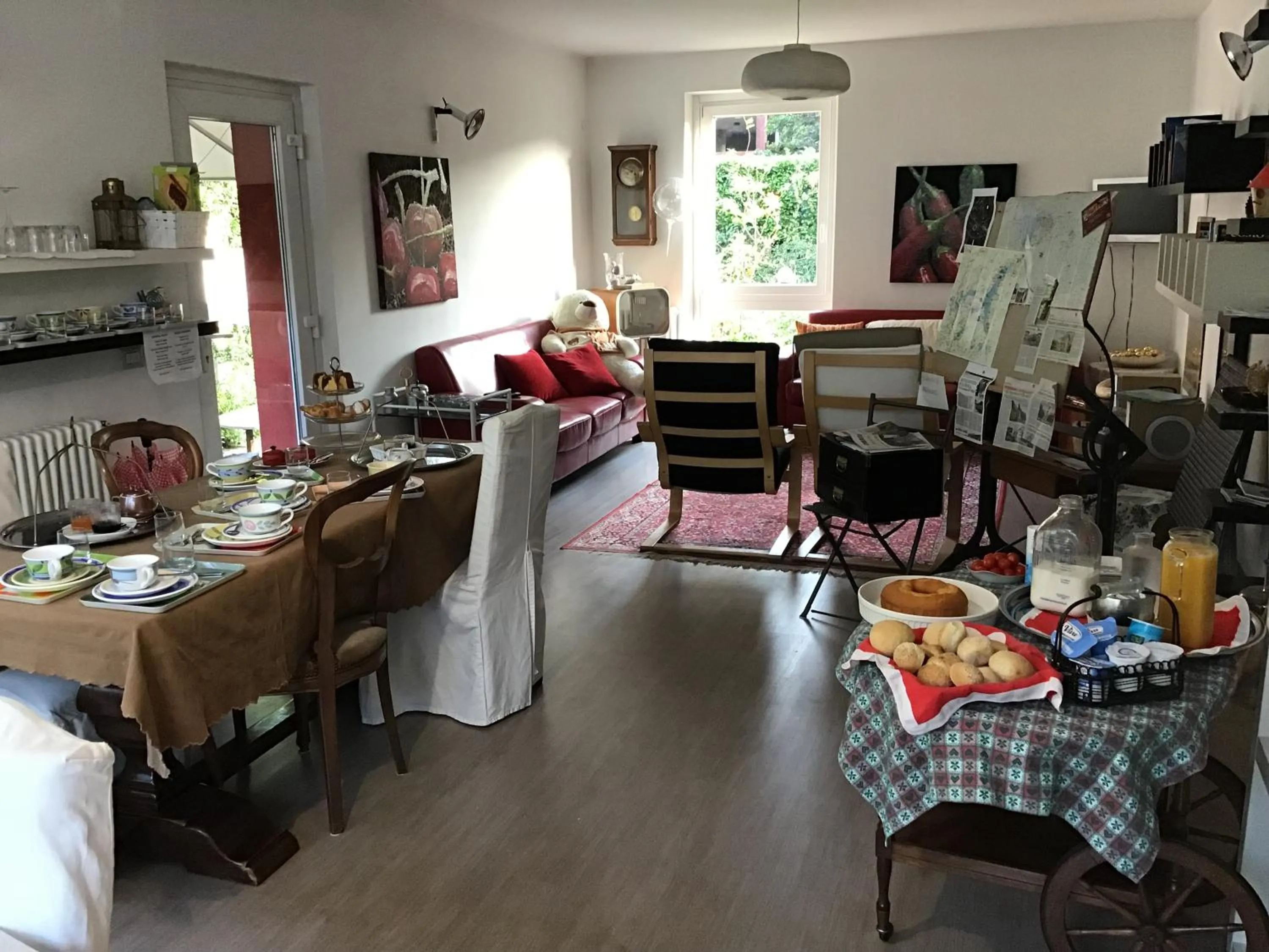 Dining area in B&B Casa Cantoniera