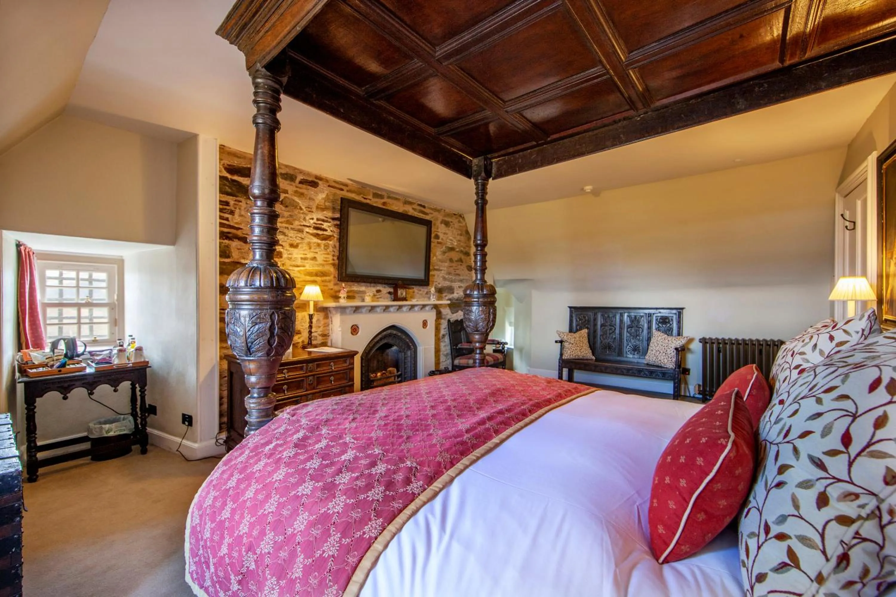 Bed in Barcaldine Castle