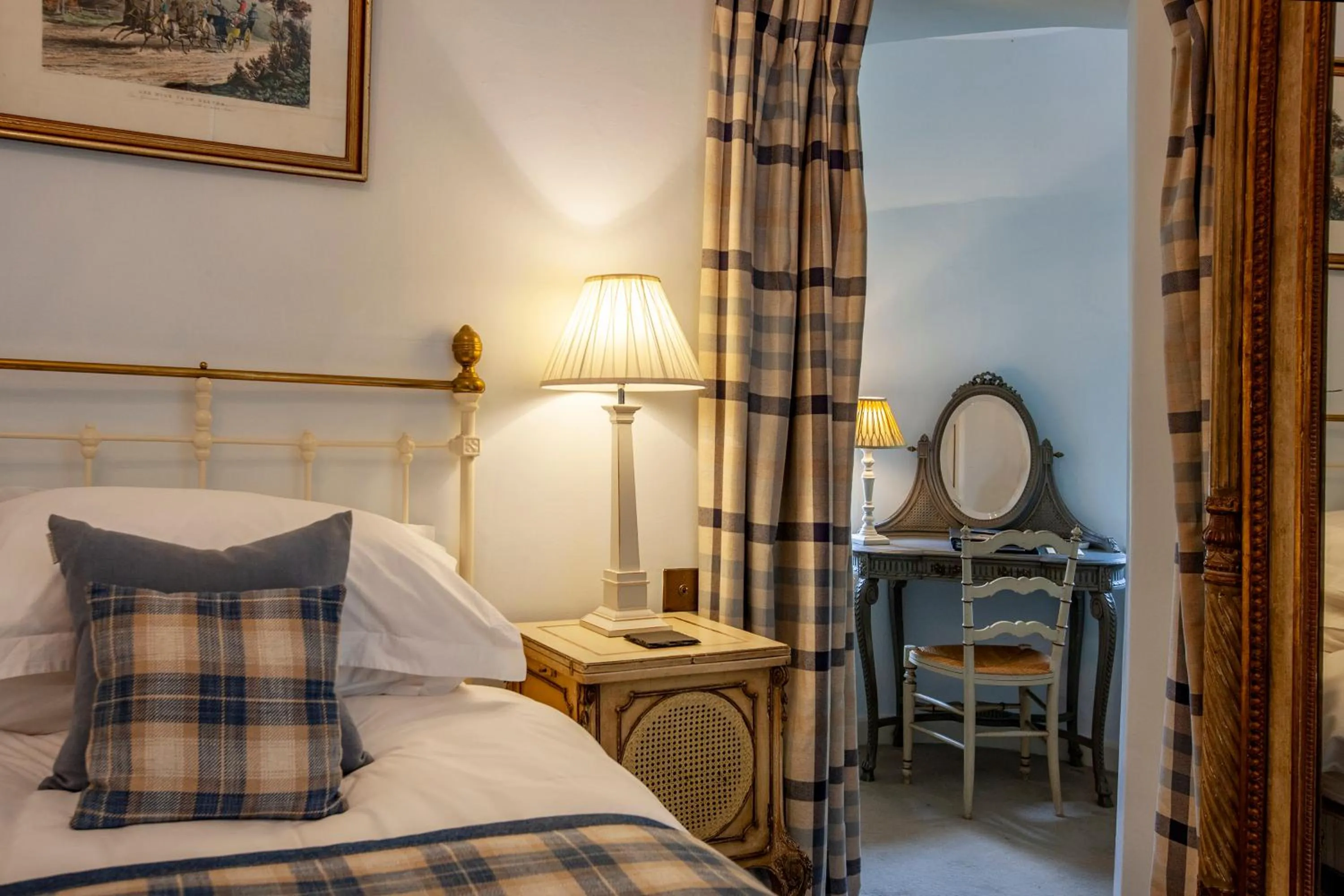 Bed in Barcaldine Castle