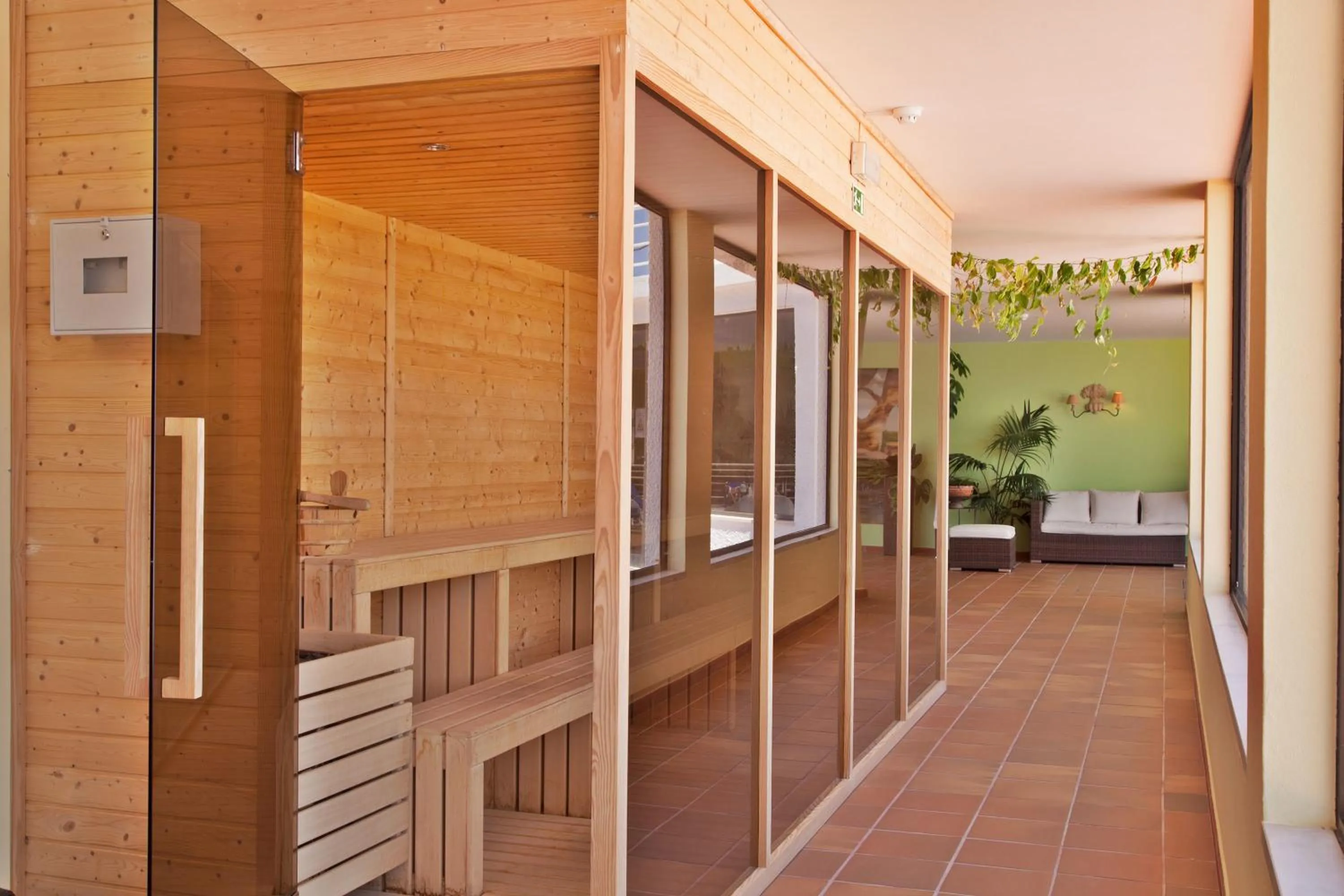 Sauna in Apartamentos do Lago