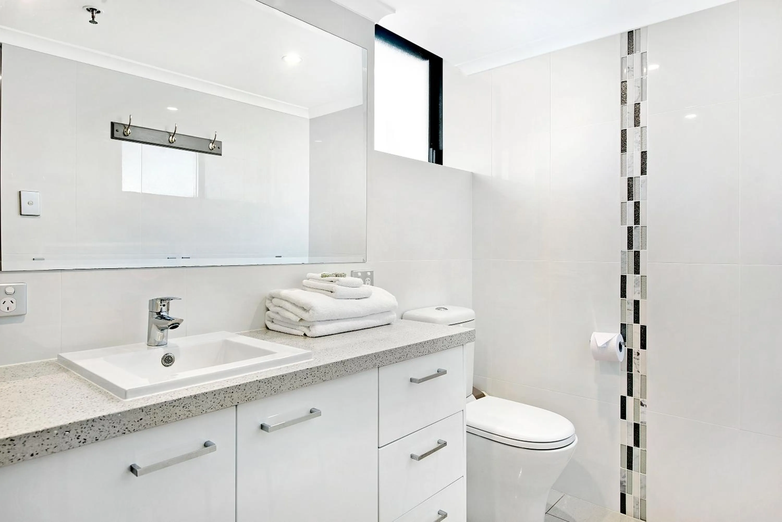 Bathroom in ULTIQA Beach Haven on Broadbeach