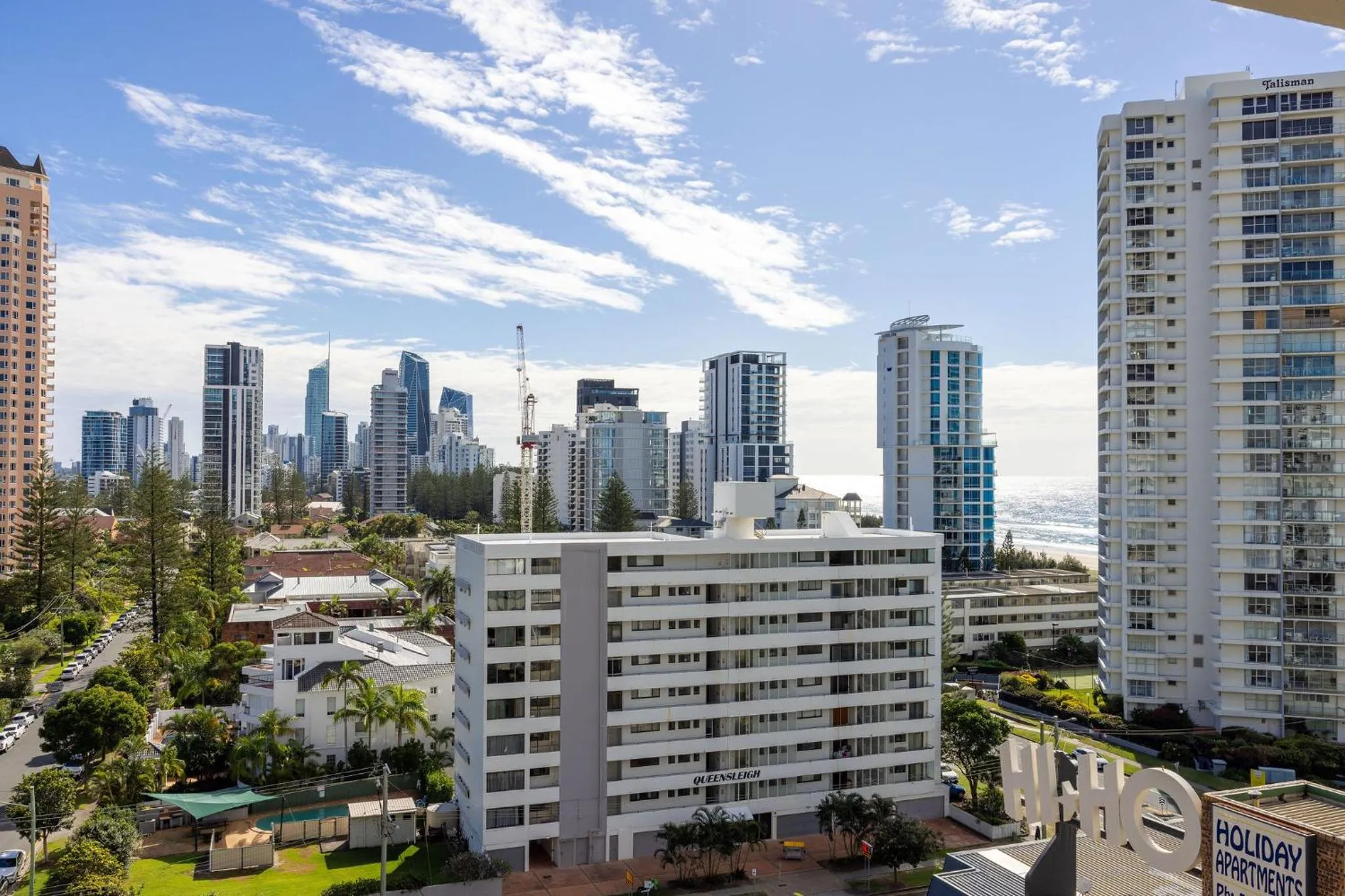 City view in ULTIQA Beach Haven on Broadbeach