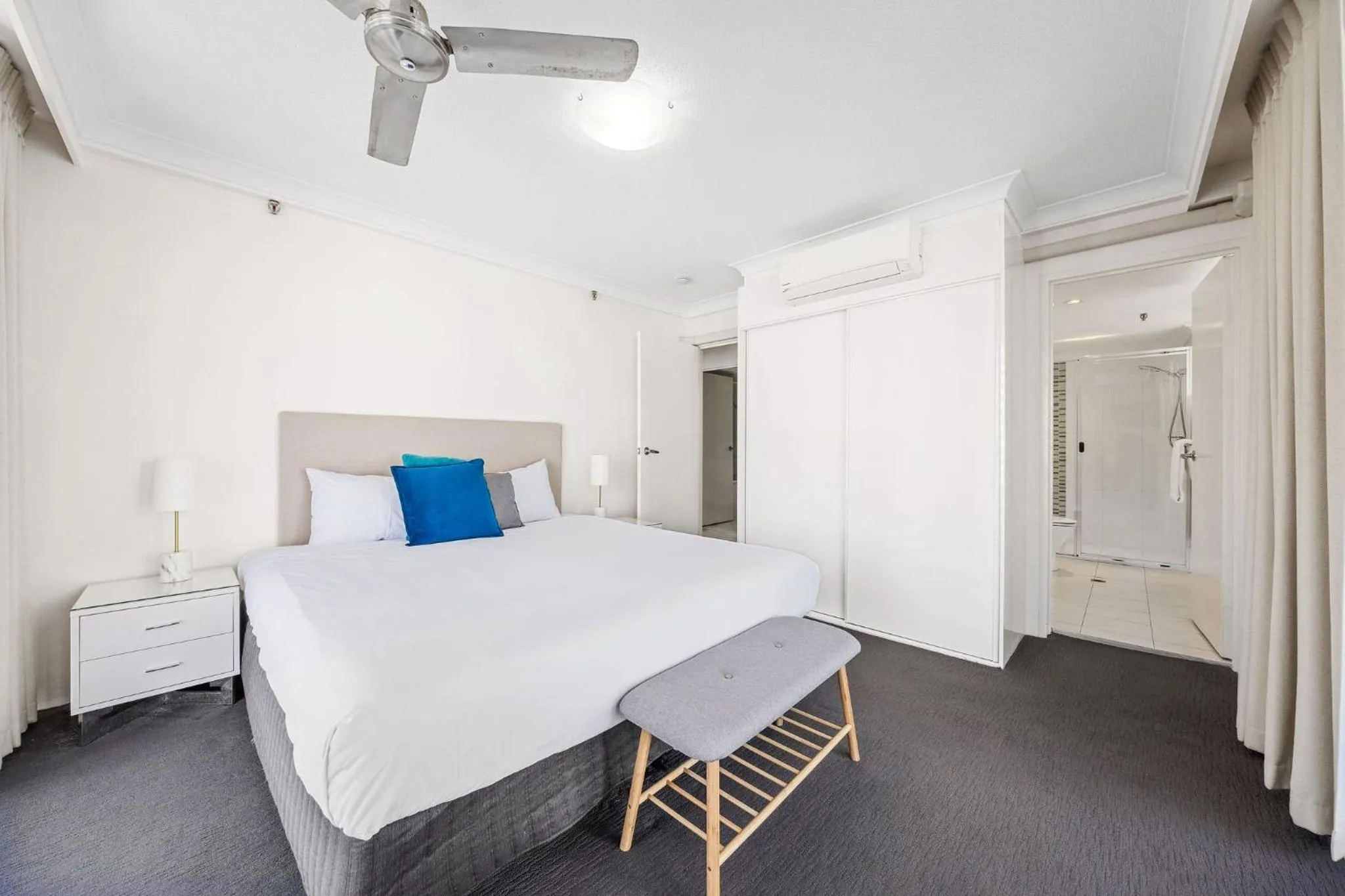 Bedroom, Bed in ULTIQA Beach Haven on Broadbeach