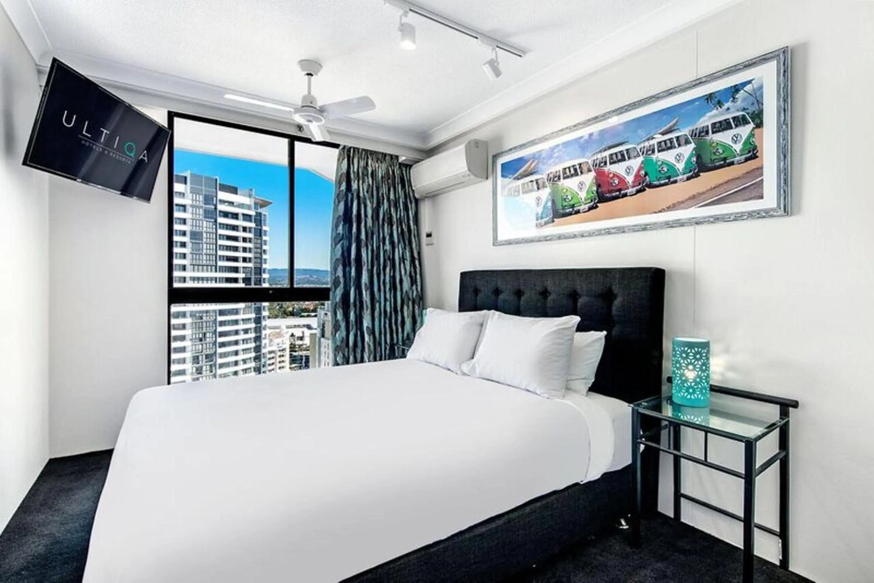 Bedroom, Bed in ULTIQA Beach Haven on Broadbeach