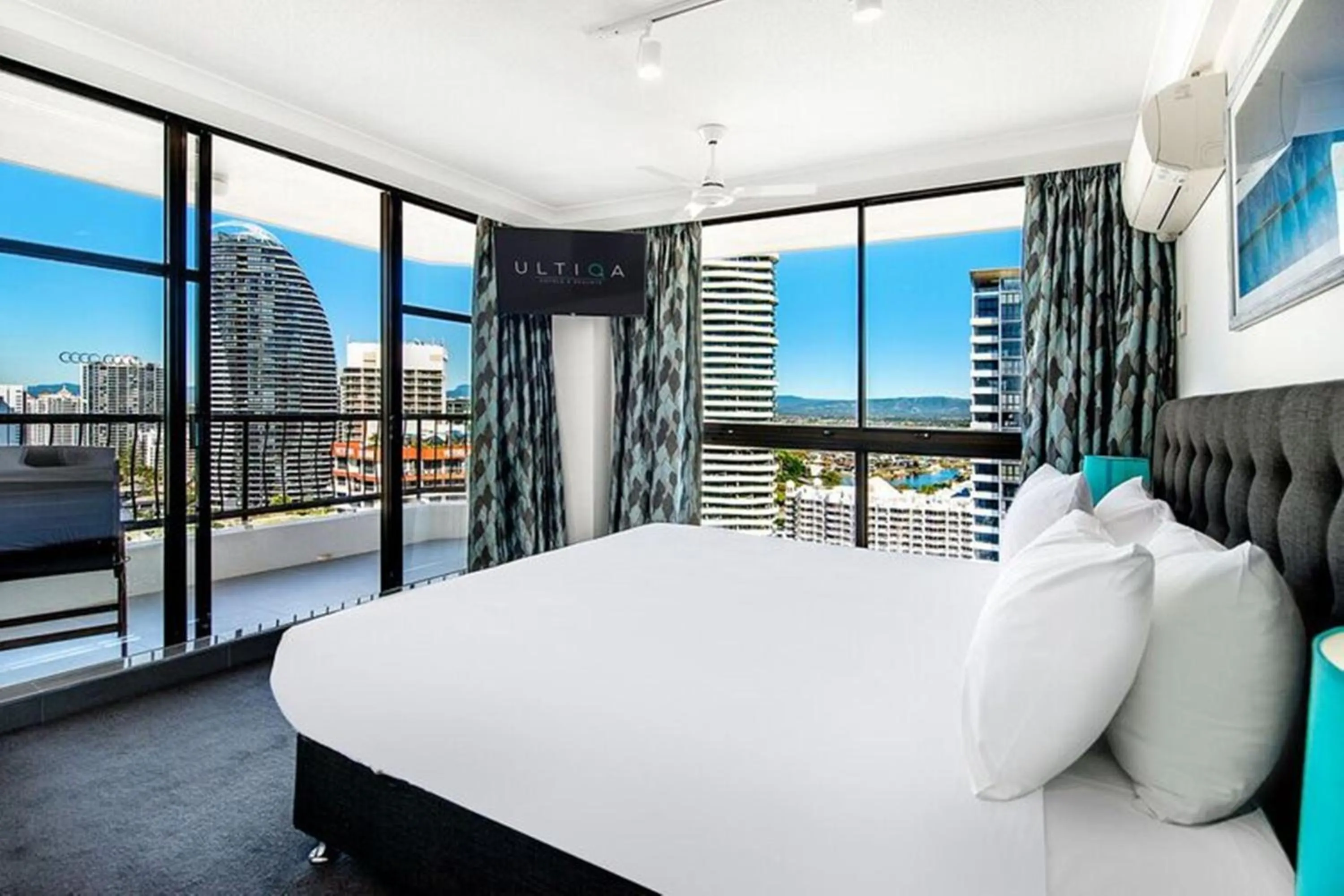 Bedroom, Bed in ULTIQA Beach Haven on Broadbeach