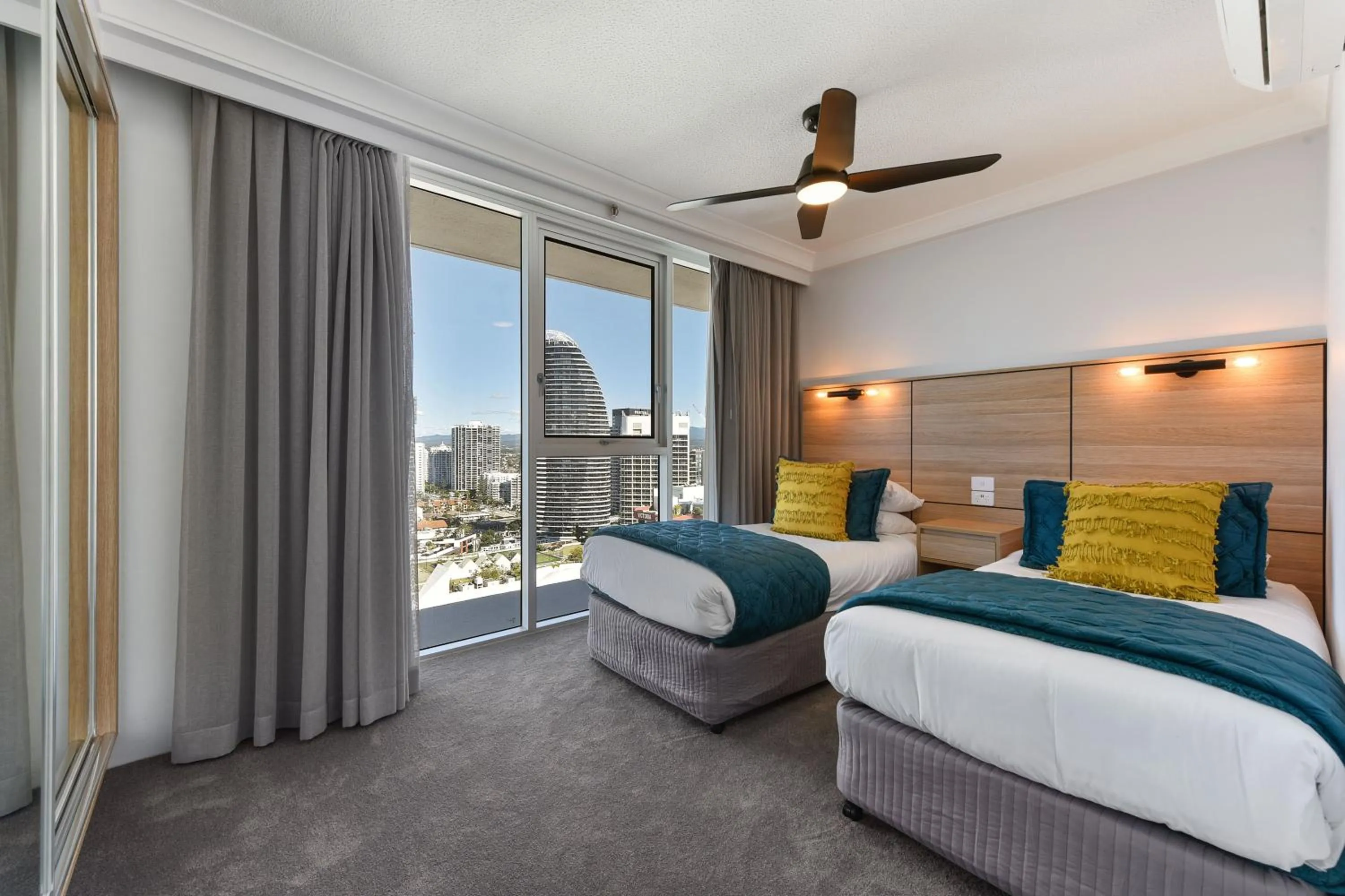 Bedroom, Bed in ULTIQA Beach Haven on Broadbeach