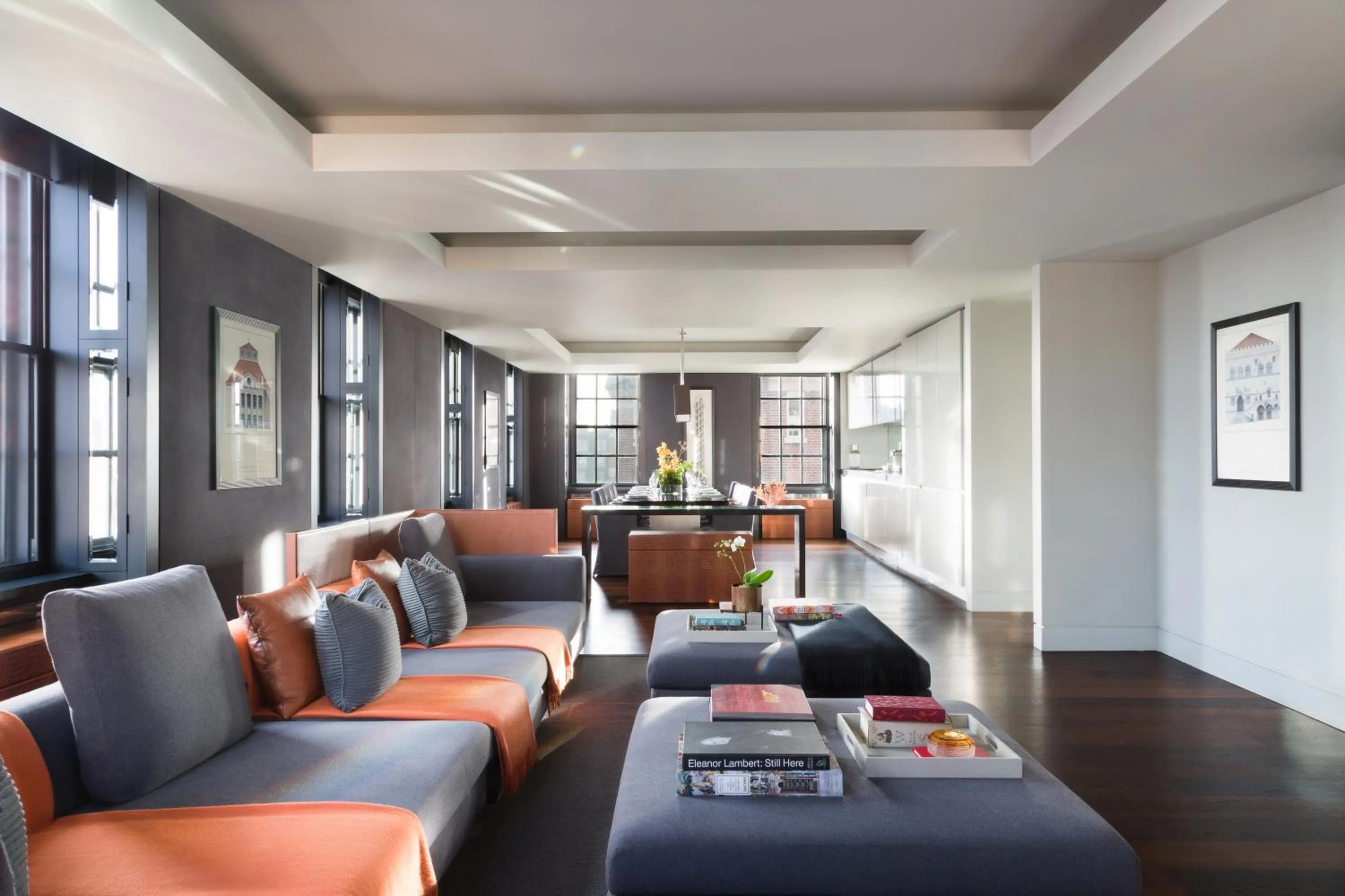 Living room in Grosvenor House Suites