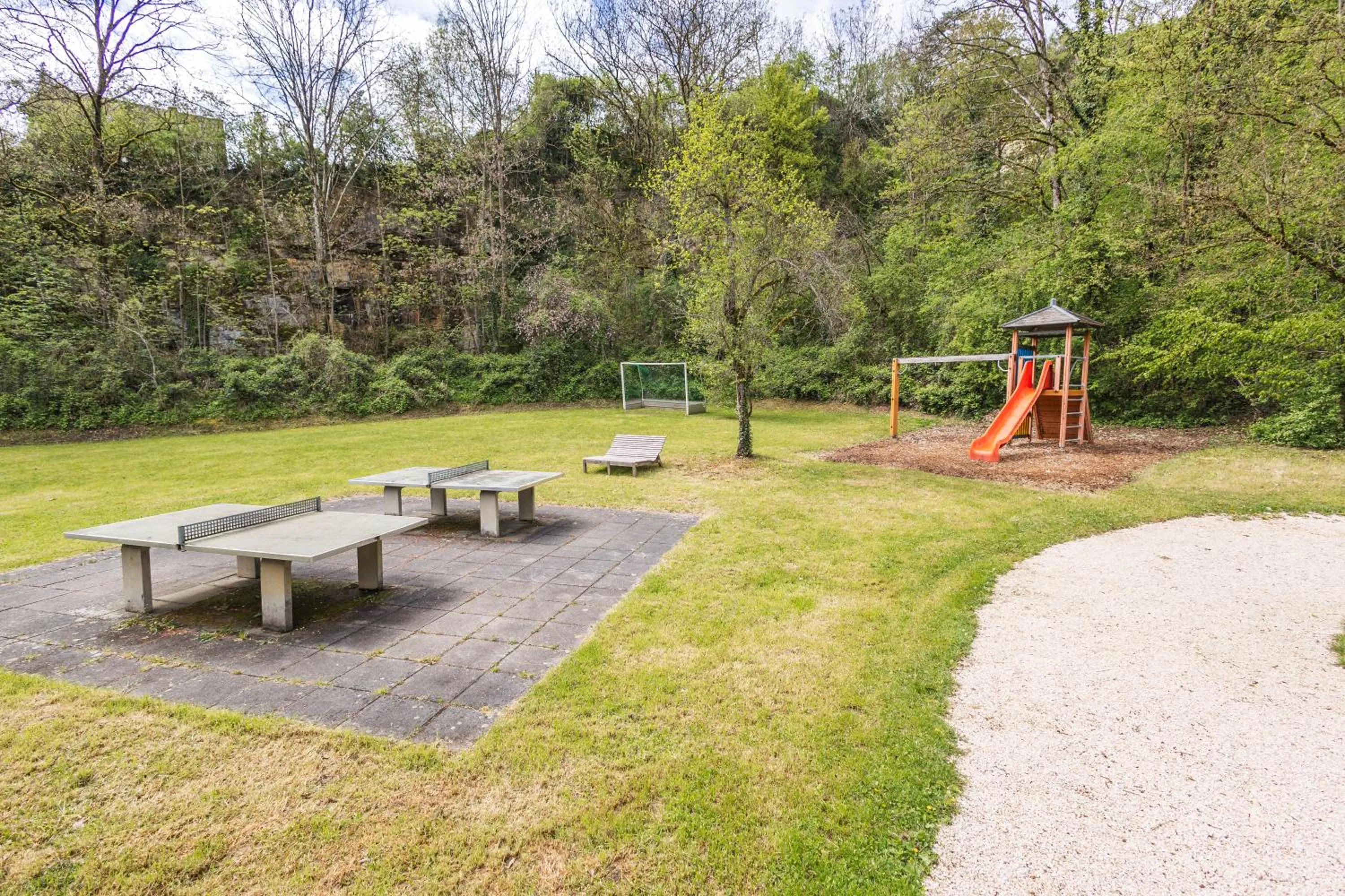 Children play ground in Delémont Youth Hostel