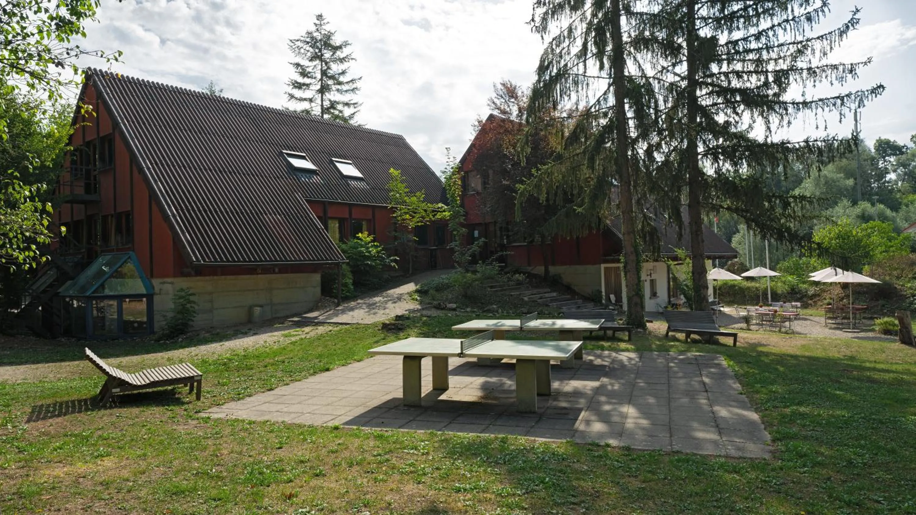 Garden in Delémont Youth Hostel