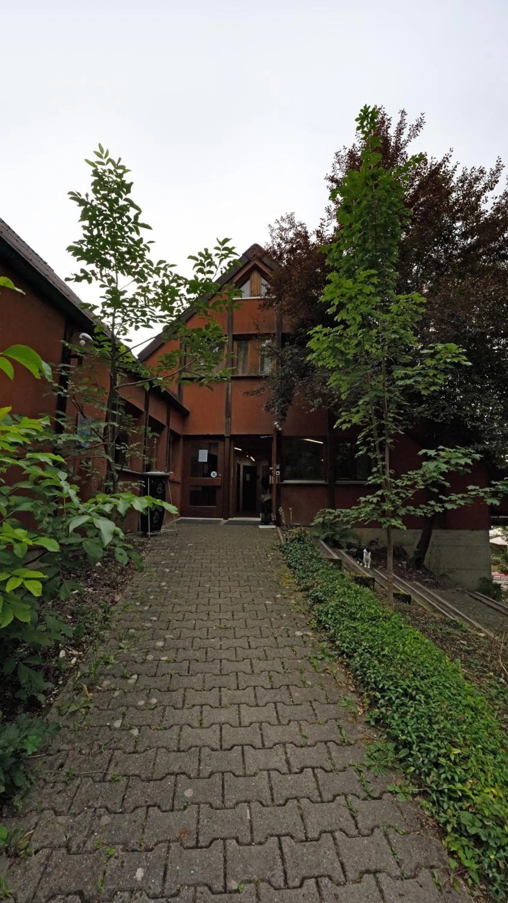 Garden in Delémont Youth Hostel