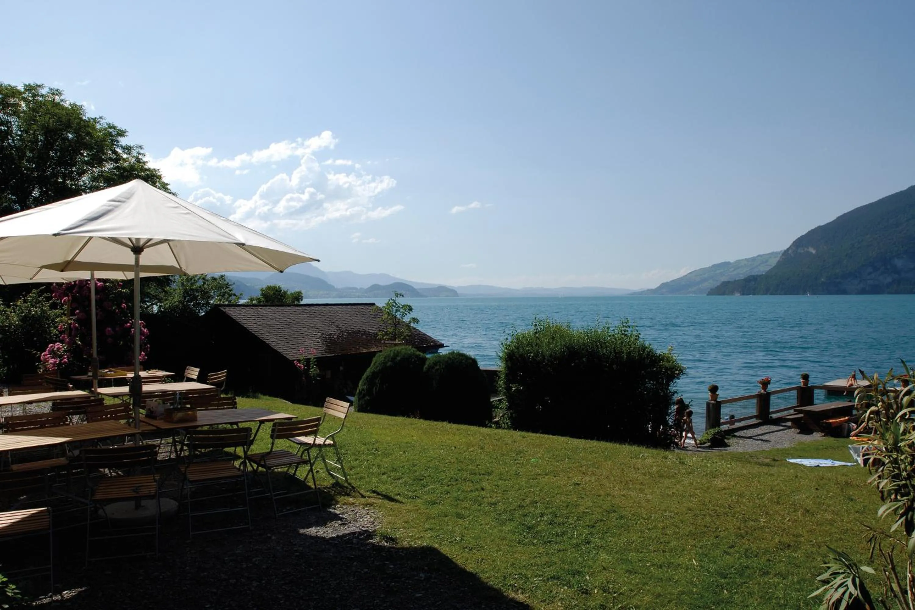 Garden in Leissigen Youth Hostel