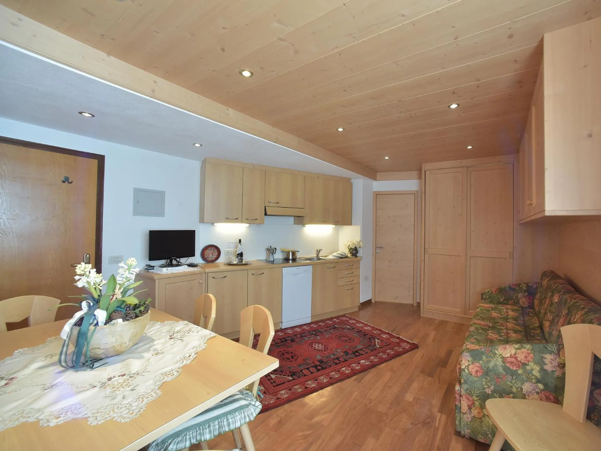 Kitchen or kitchenette in Residence Salvan