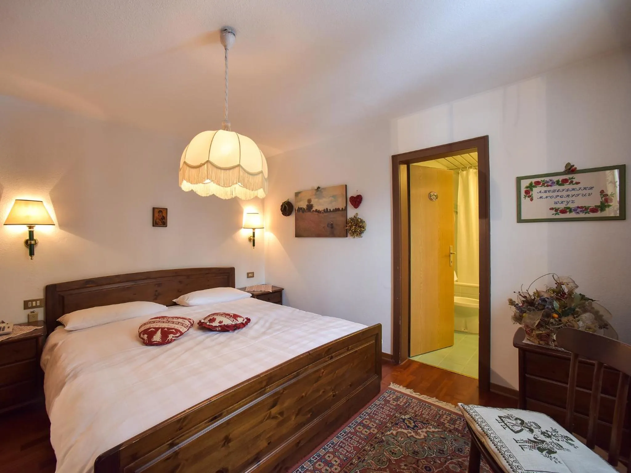 Bedroom, Bed in Residence Salvan