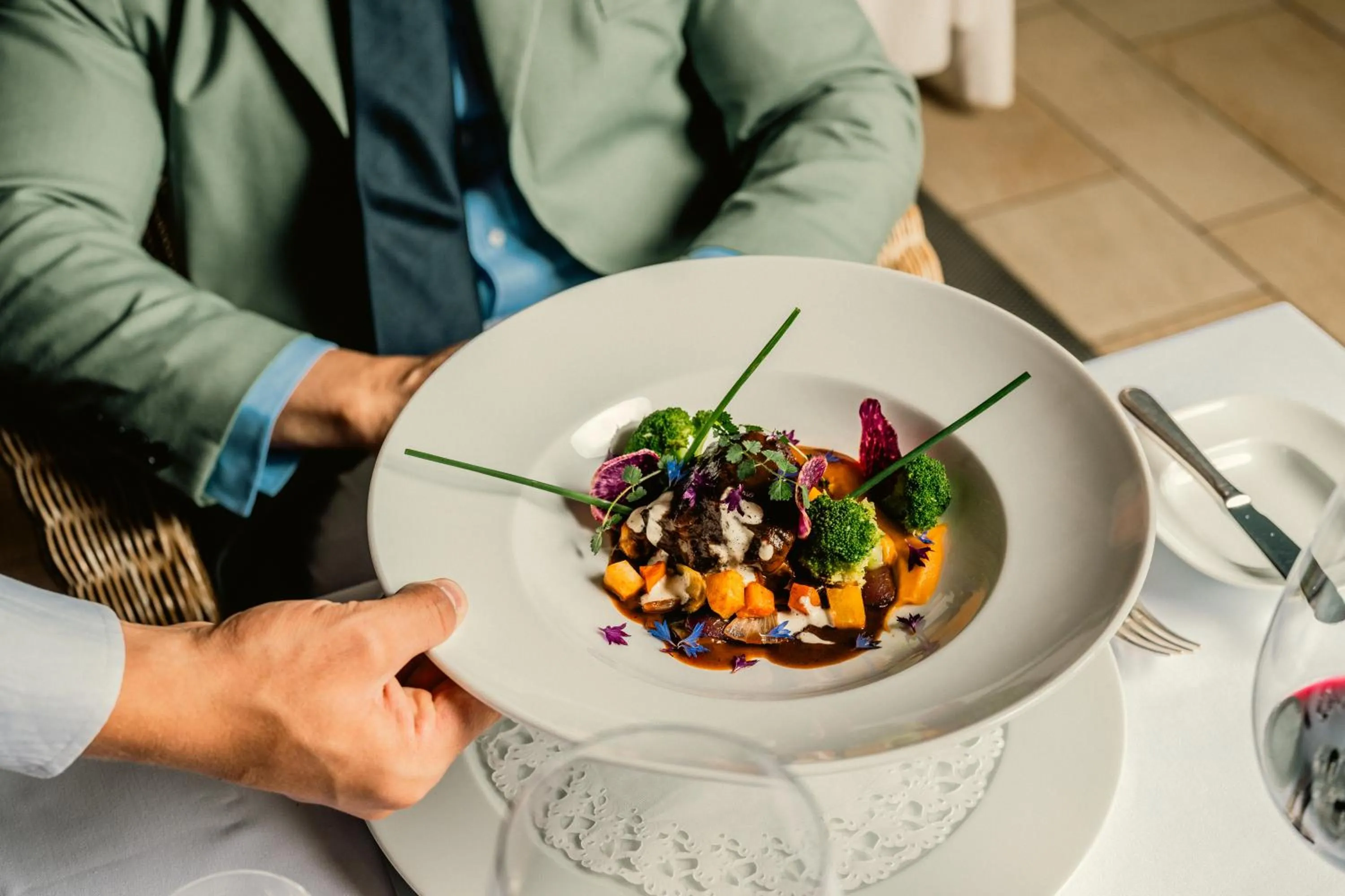 Restaurant/places to eat in Hotel Mignon Meran Park & Spa