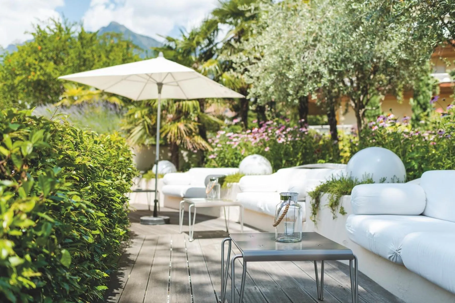 Balcony/Terrace in Hotel Mignon Meran Park & Spa