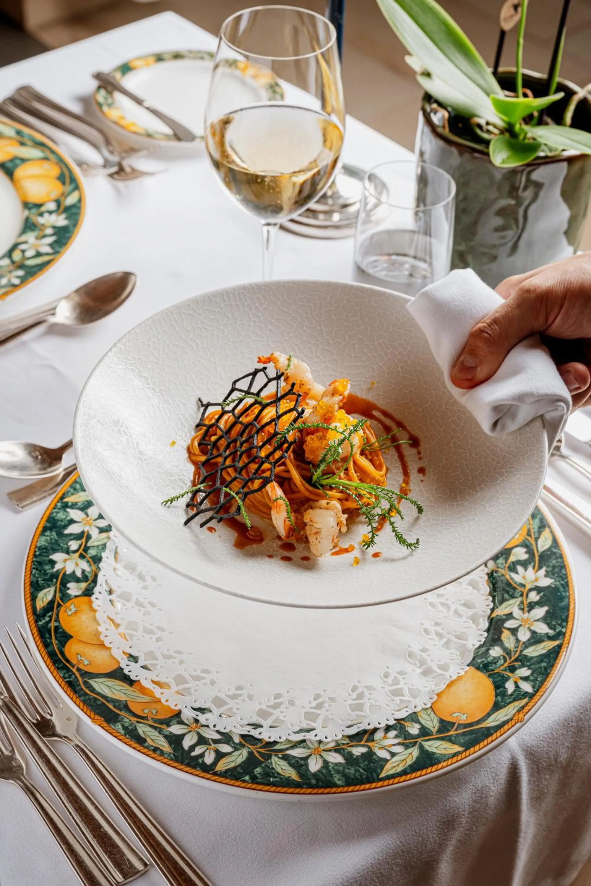 Restaurant/places to eat in Hotel Mignon Meran Park & Spa