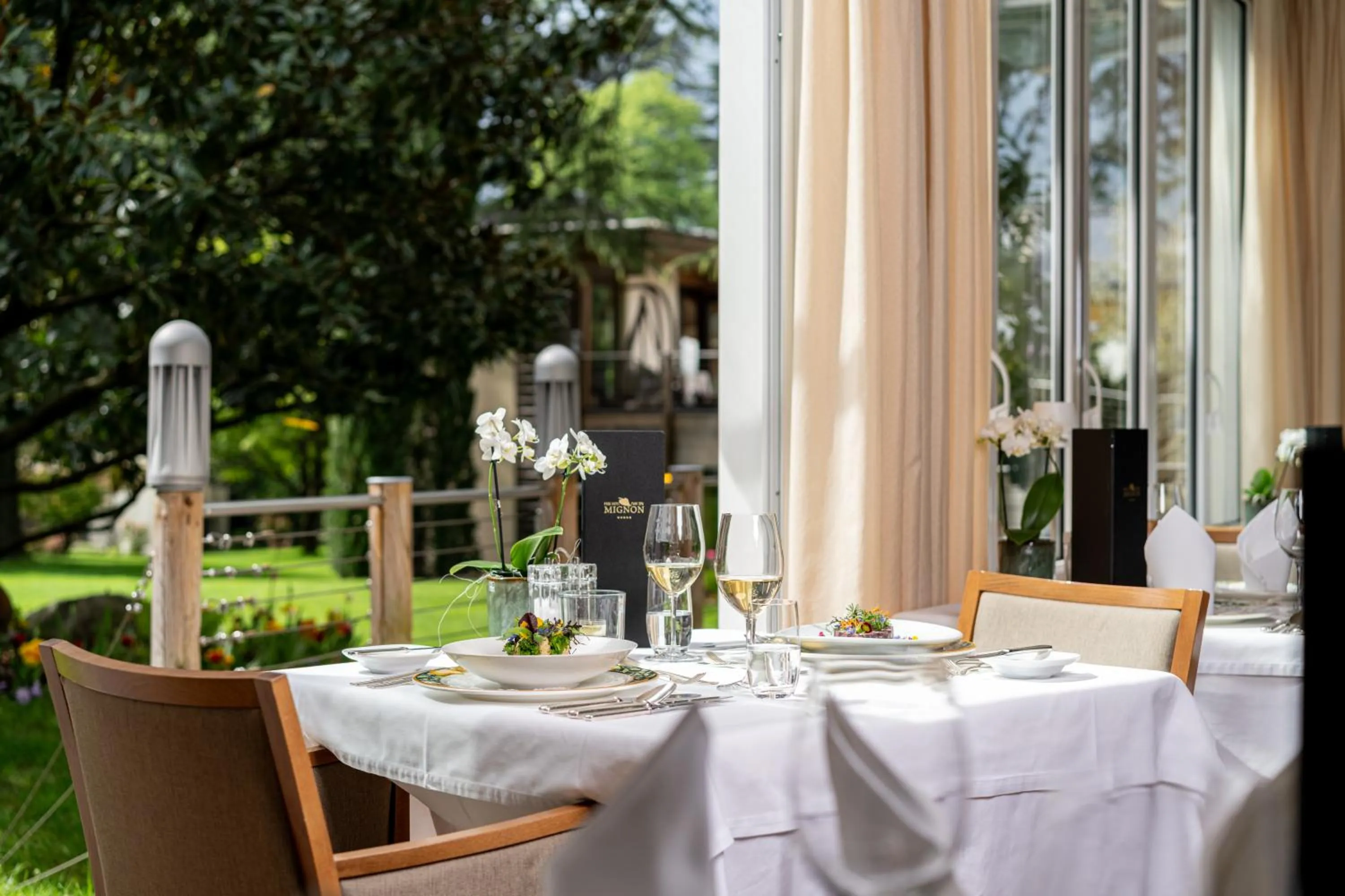 Restaurant/places to eat in Hotel Mignon Meran Park & Spa