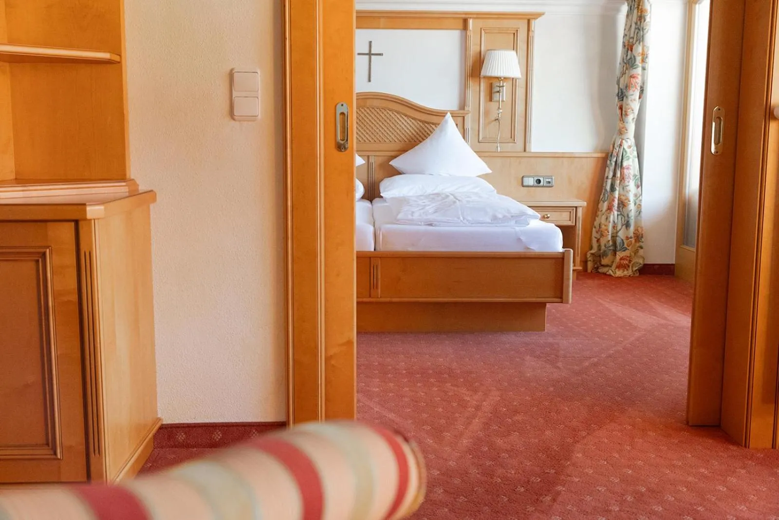 furniture, Bed in Unser Berghof