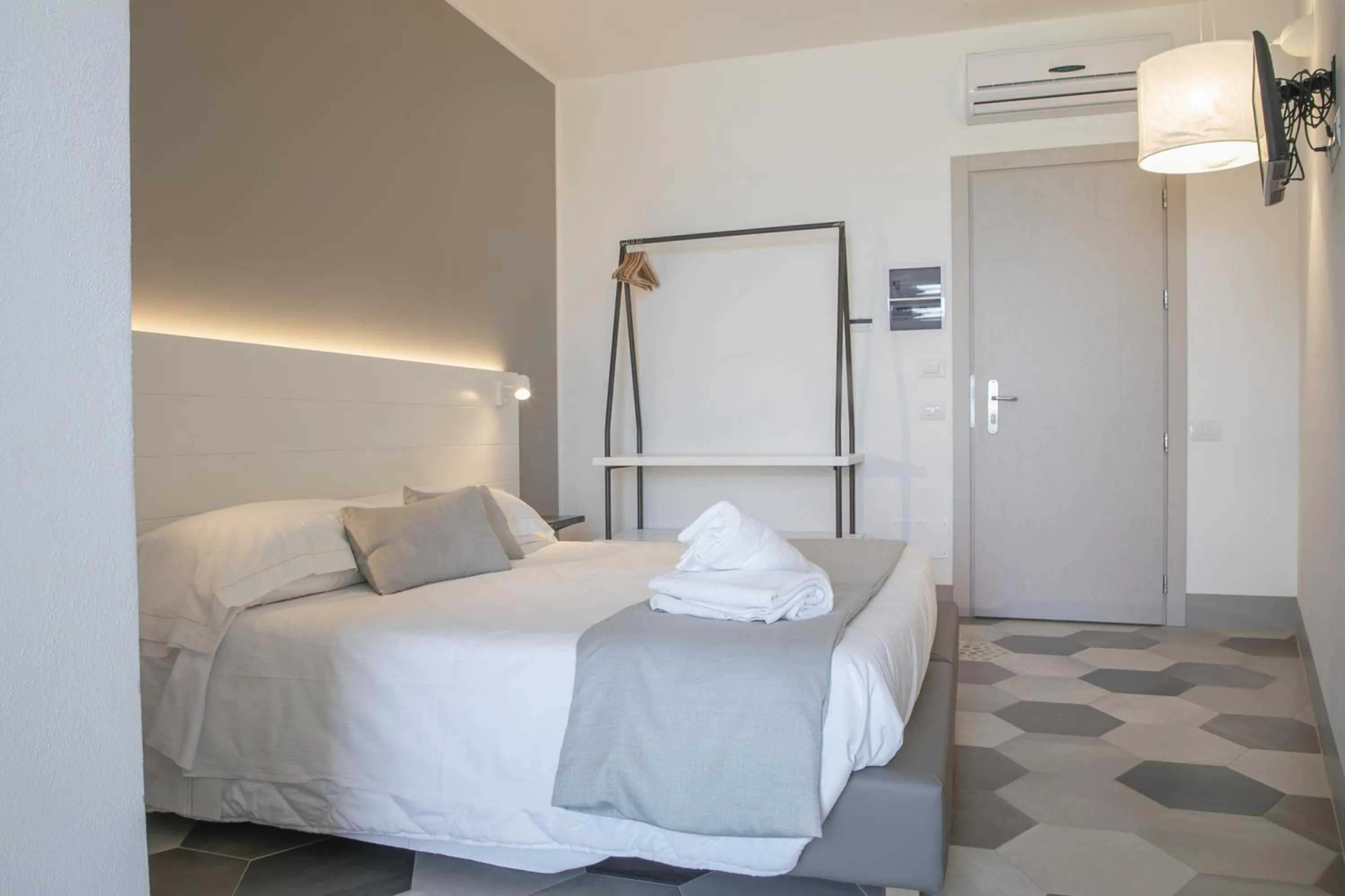 Bed in Hotel Villa Ambra