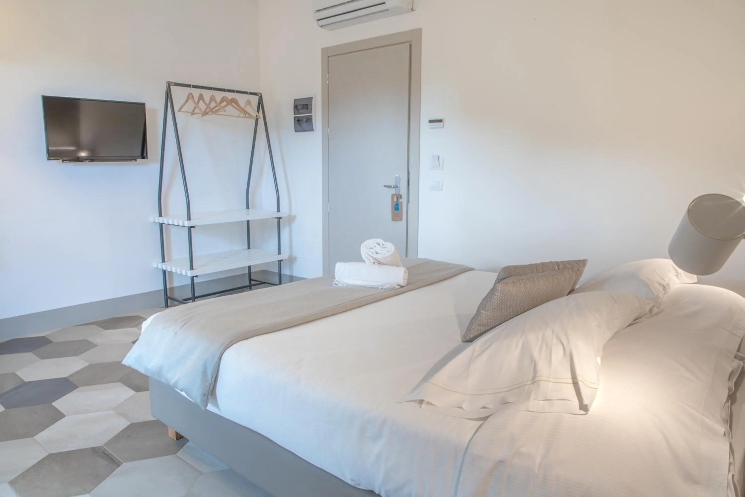 Bed in Hotel Villa Ambra