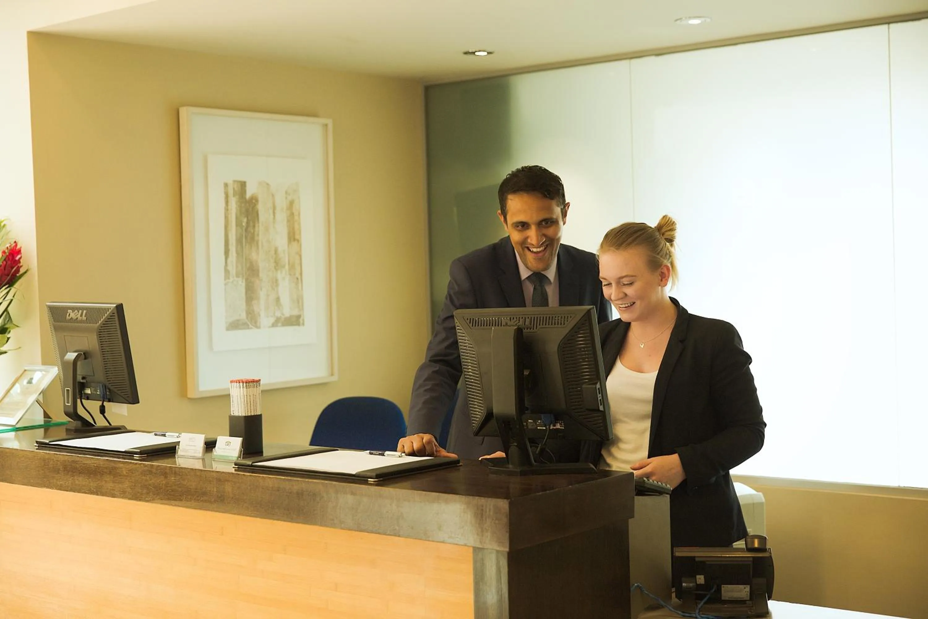 Lobby or reception in Hart's Hotel