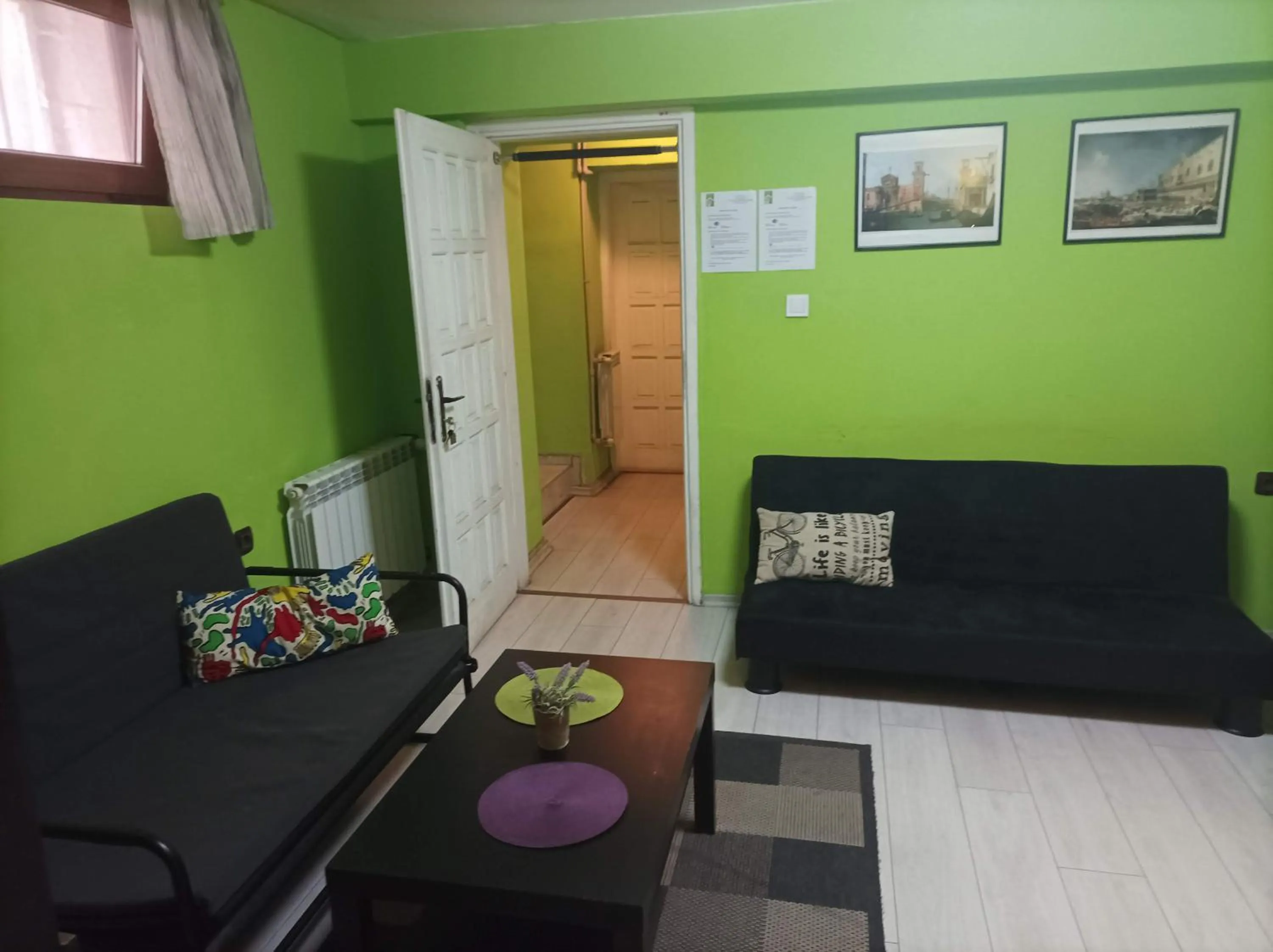 Seating area in Peter Pan House