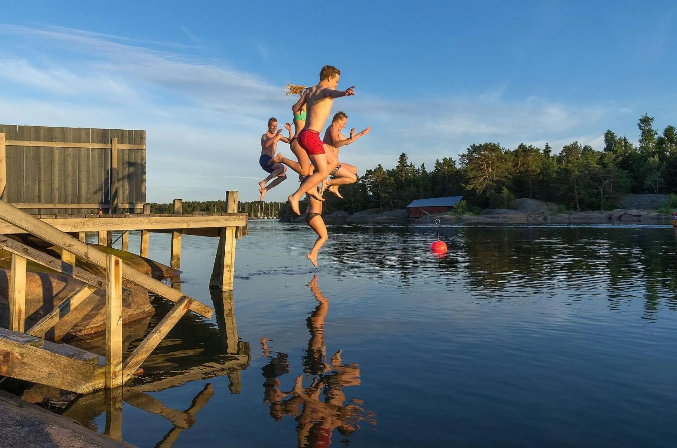 People in Käringsund Resort