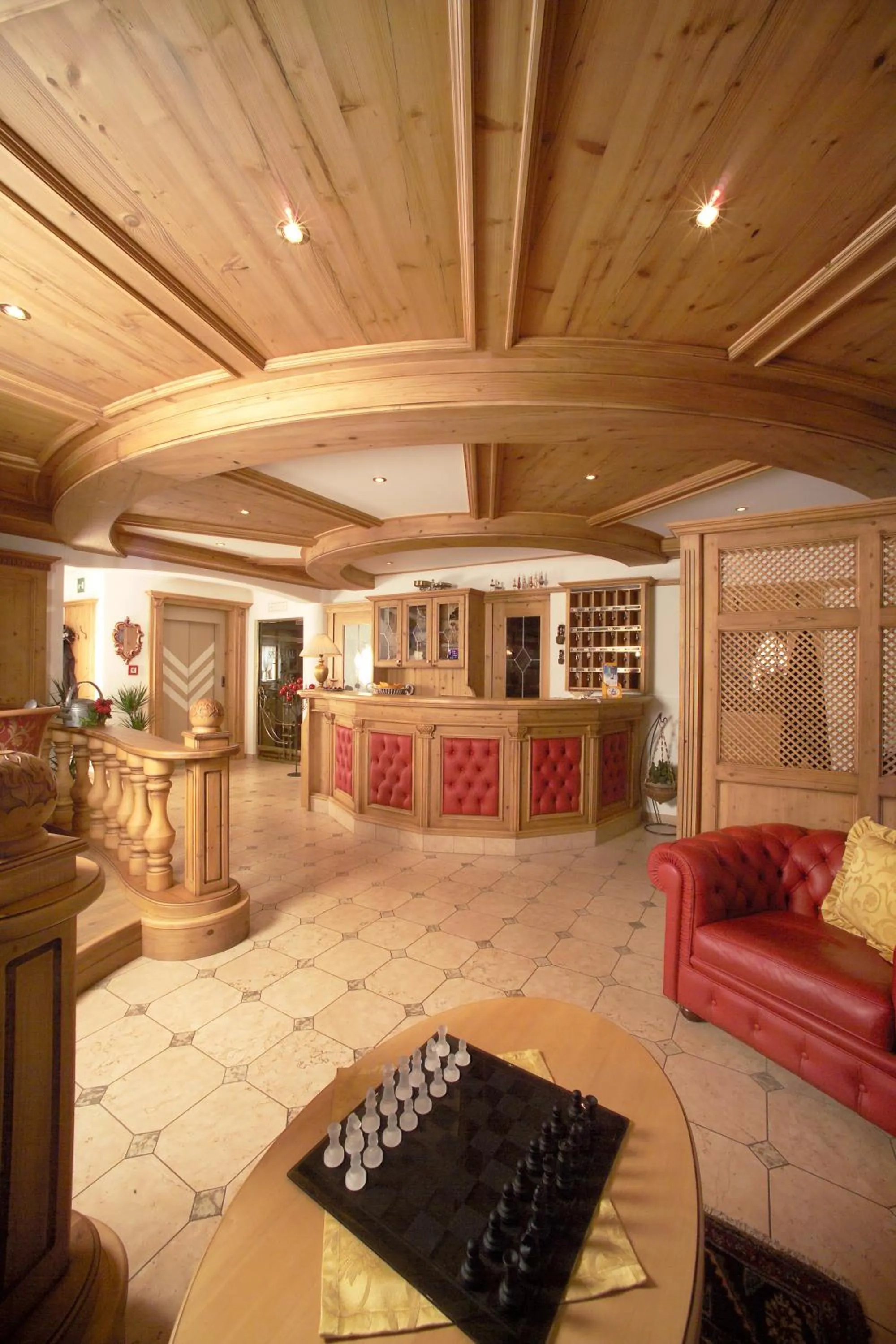 Lobby or reception in Hotel Flora