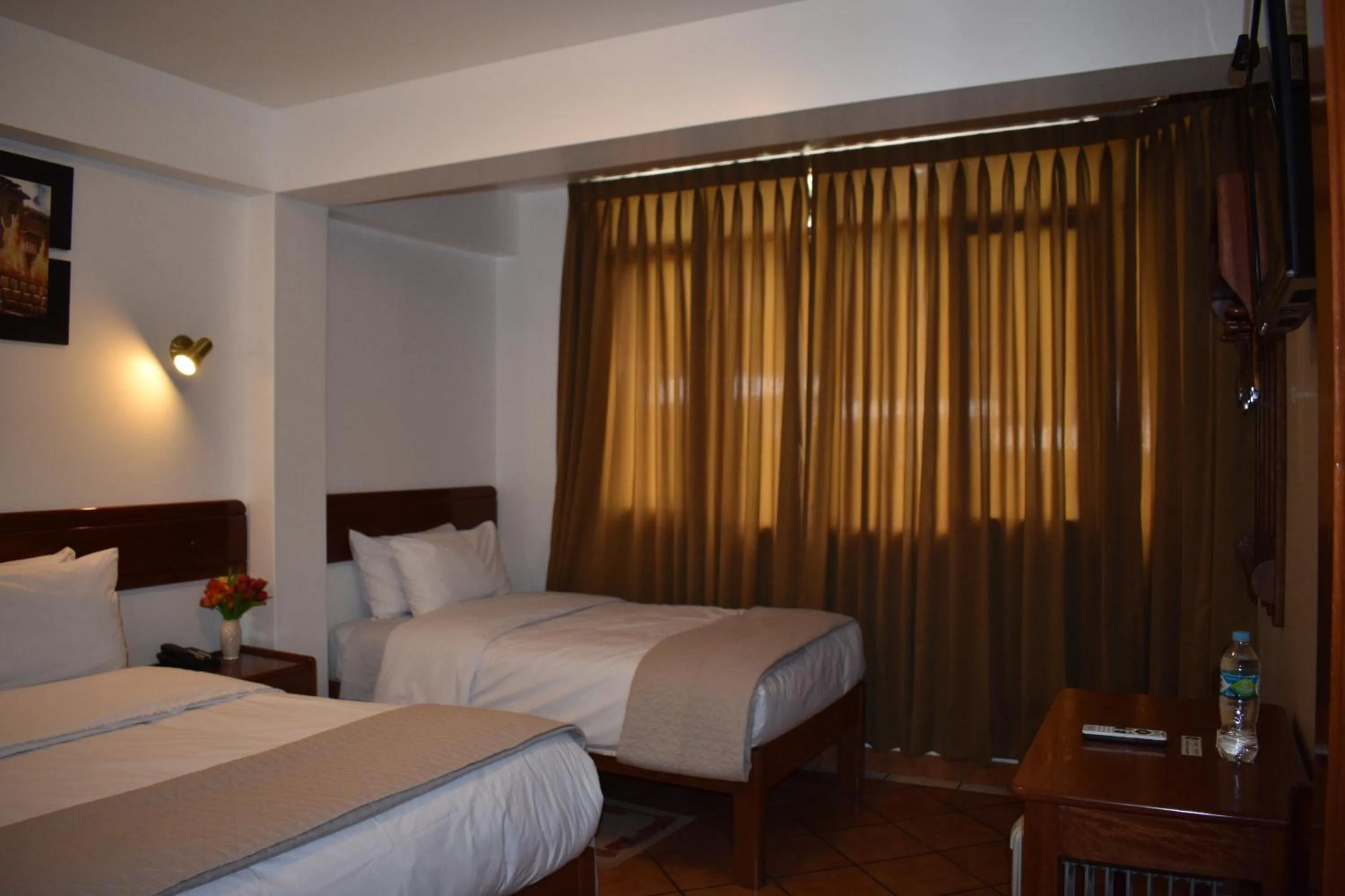 Bed in Casa De Luz Hotel