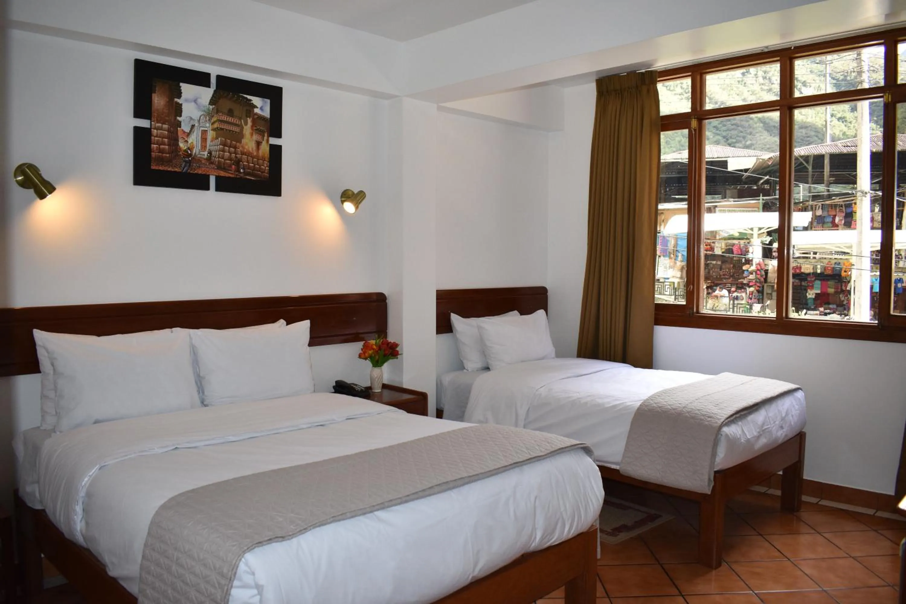 Bed in Casa De Luz Hotel